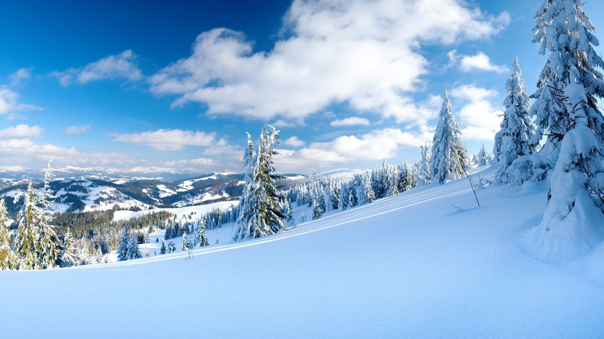 paesaggio montano innevato, 1920x1080 1080p, Desktop