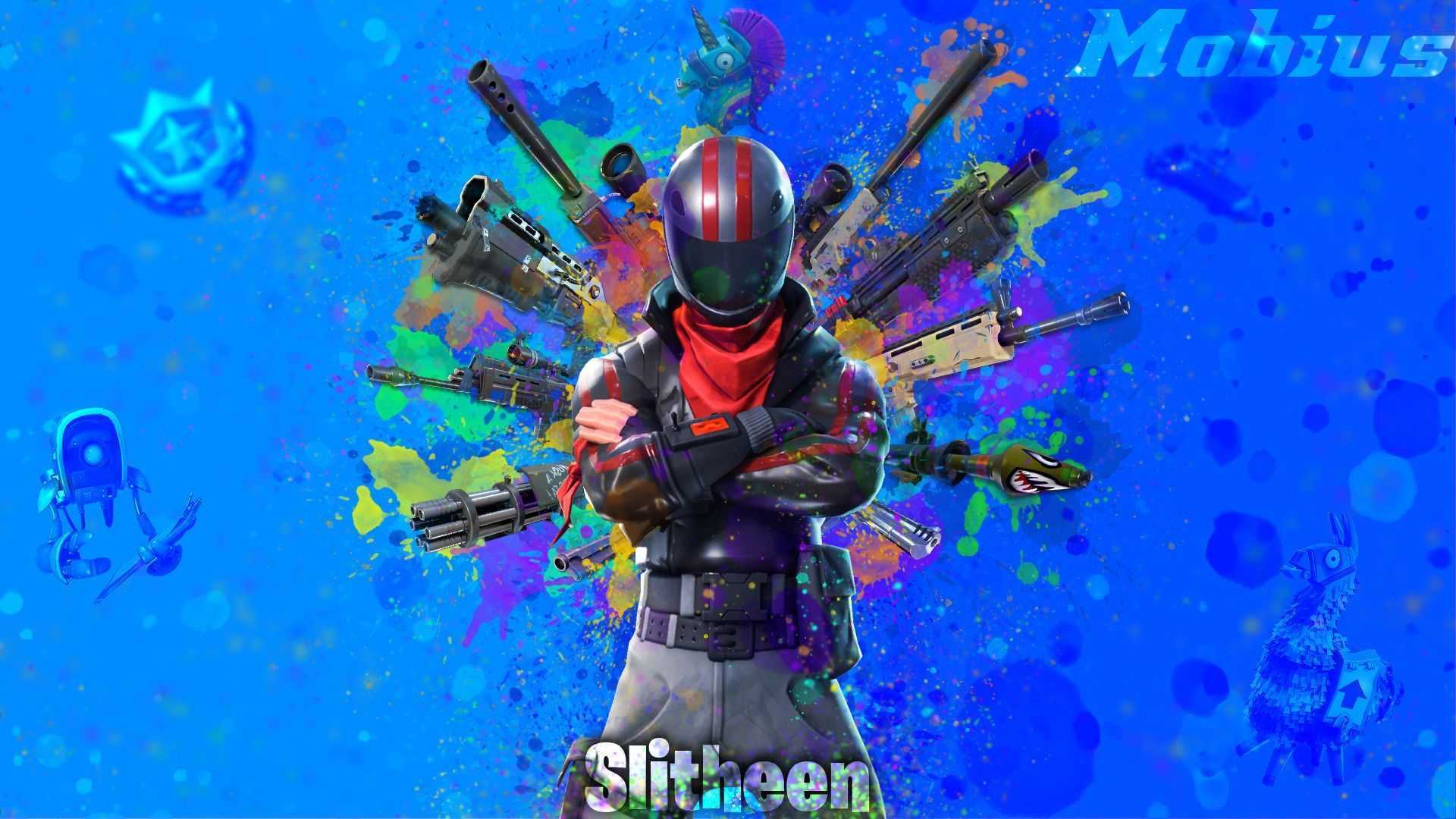 Personaggio Fortnite con armi, 1920x1080 Full HD 1080p, PC Desktop