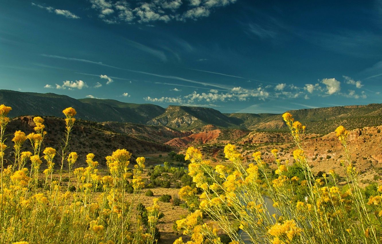 Deserto montagne New Mexico, 1440x759 720p, PC