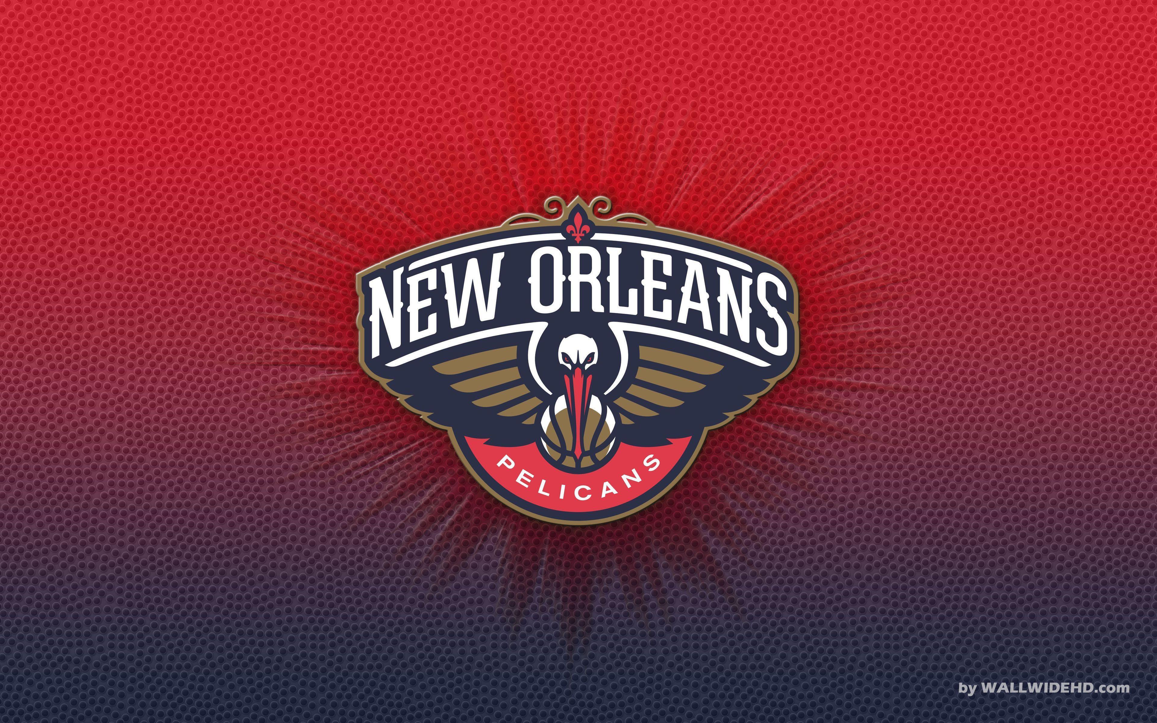 Logo New Orleans Pelicans, 3840x2400 UHD, PC 4K