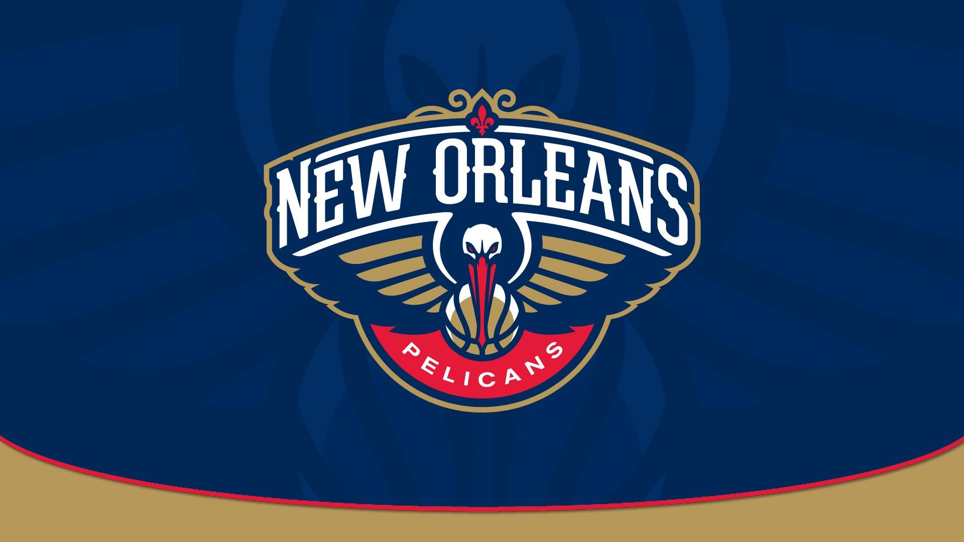 Logo New Orleans Pelicans, 1920x1080 Full HD, Desktop