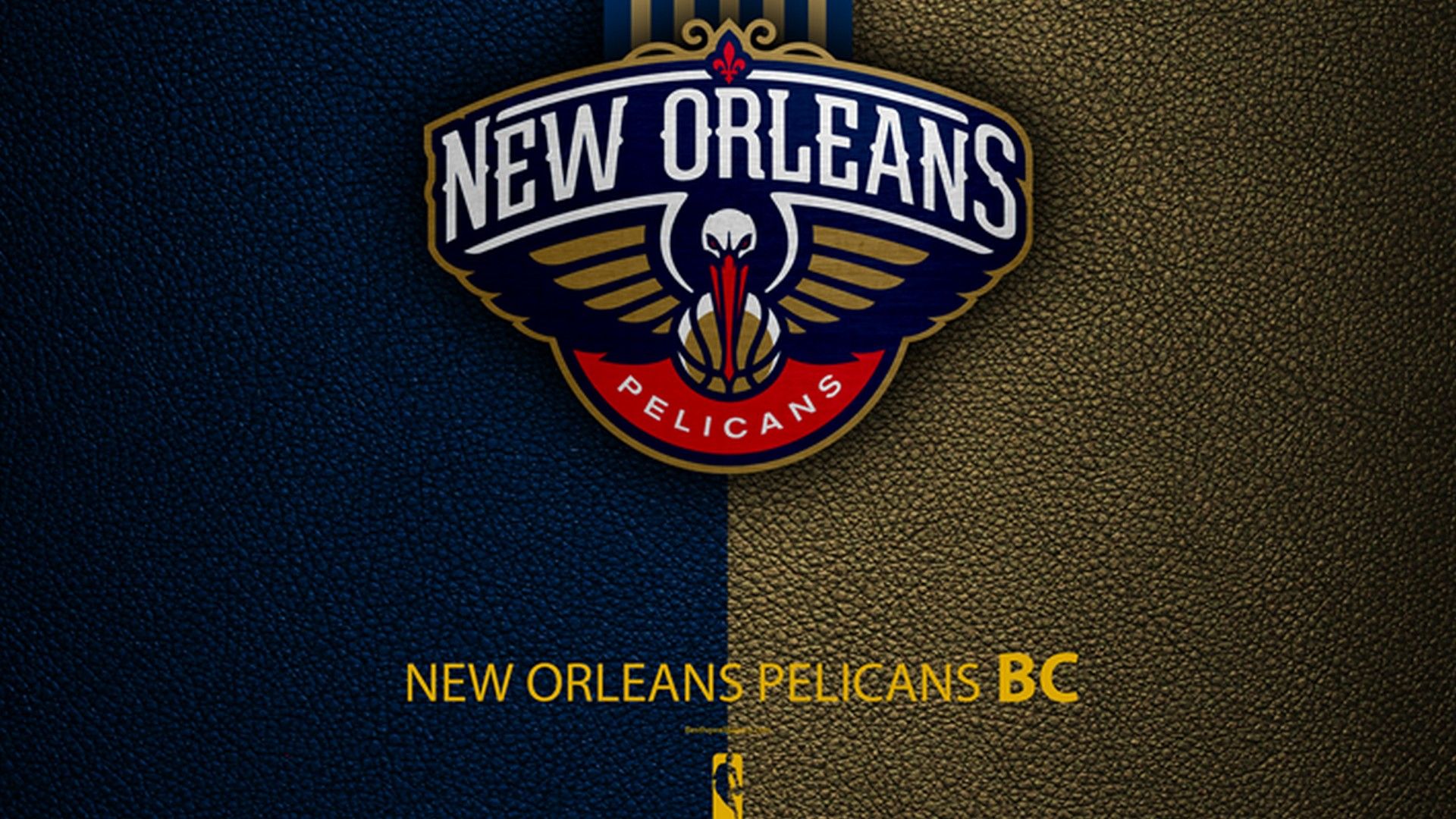 Logo New Orleans Pelicans NBA, 1920x1080 Full HD, PC