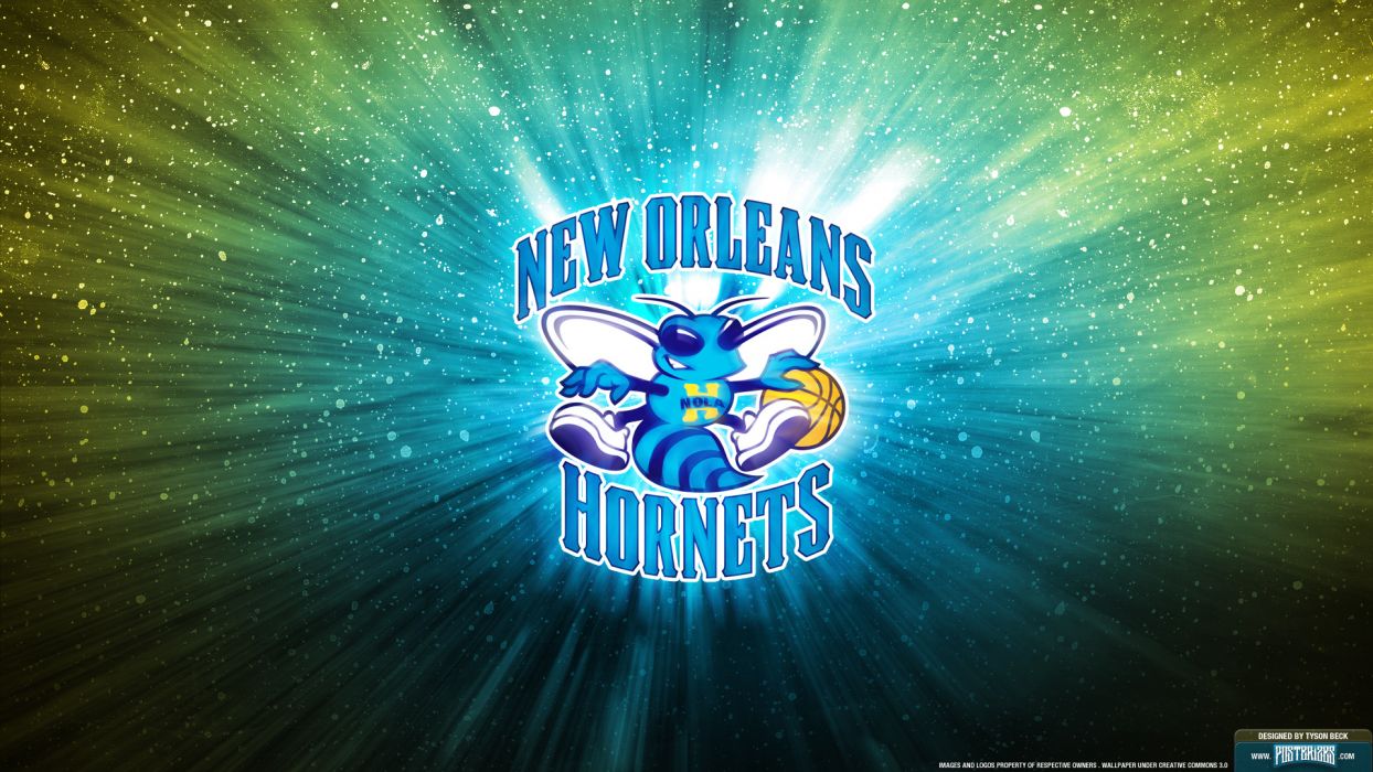 Logo New Orleans Hornets NBA, 1244x700 HD, Laptop