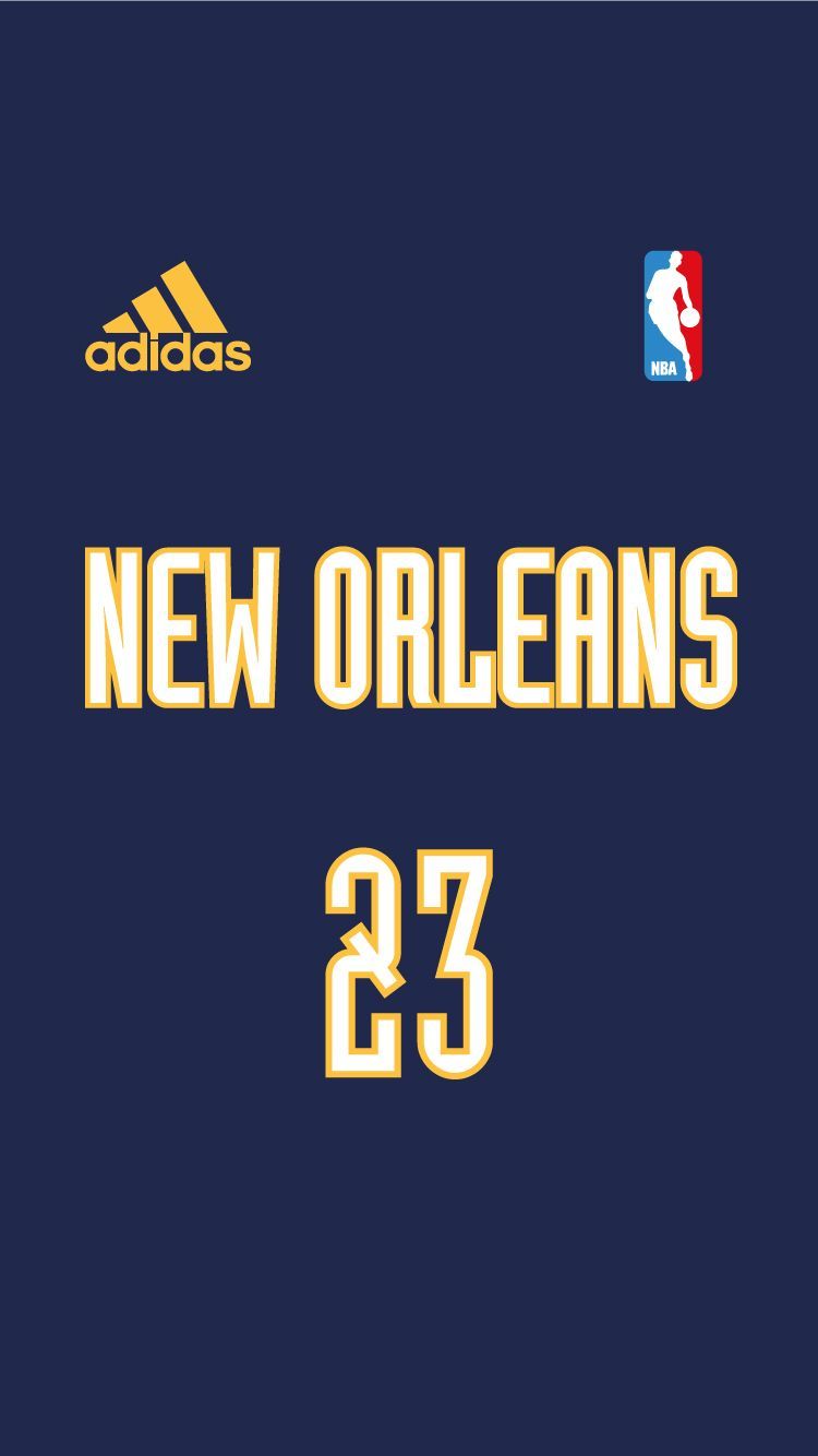 Maglia New Orleans Pelicans numero 23, 750x1334 Verticale, iPhone Pro