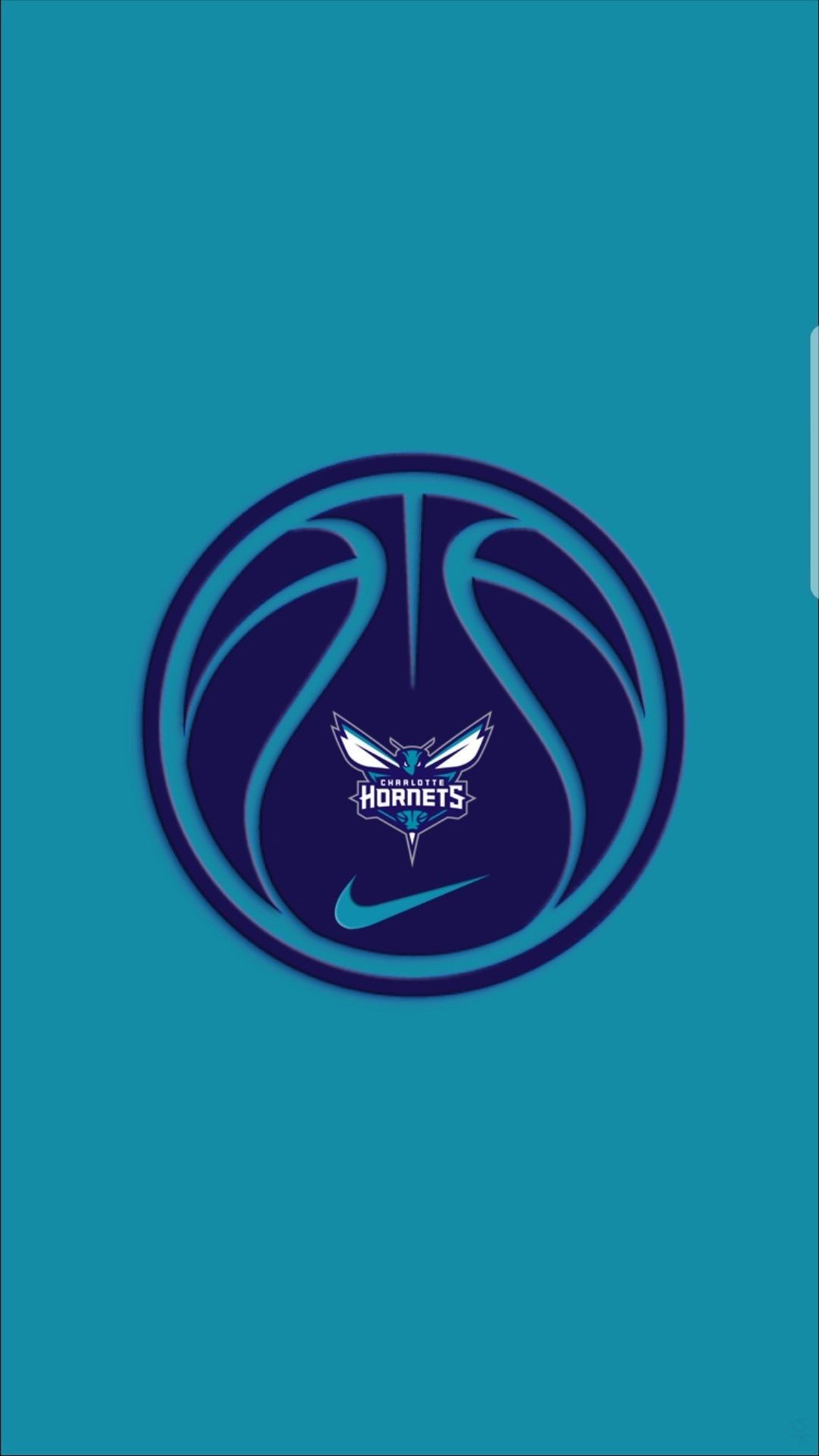 Logo Charlotte Hornets Nike, abbigliamento sportivo, 1080x1920 Verticale, iPhone Plus
