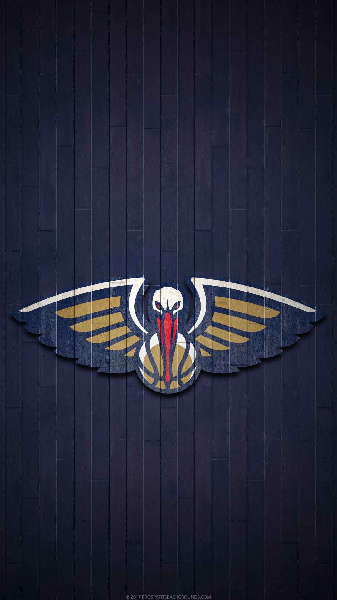 Logo New Orleans Pelicans, 1080x1920 Verticale, iPhone Plus