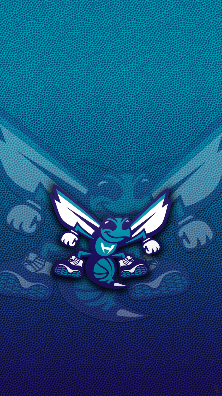 Logo Hornets calabrone blu, 750x1334 Full HD Verticale, iPhone Plus