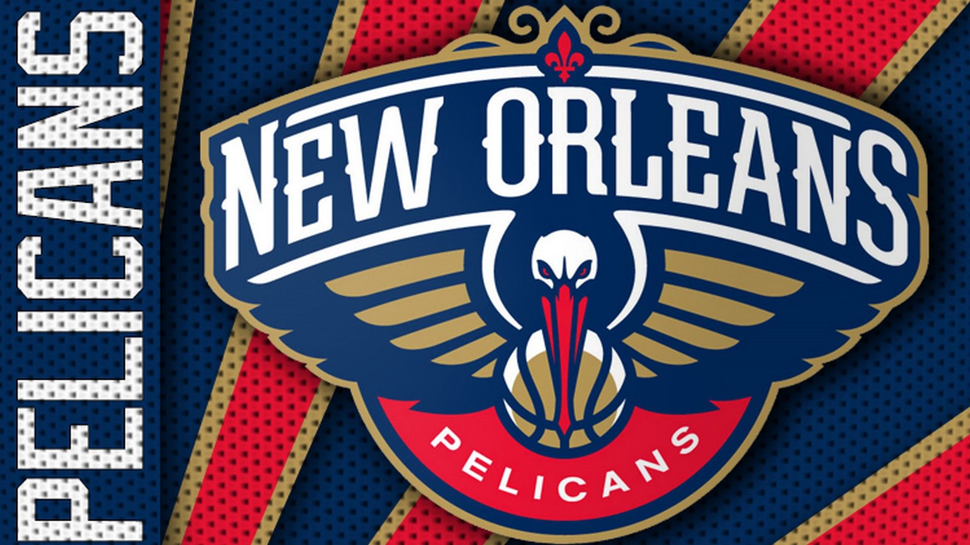 Logo New Orleans Pelicans, 1920x1080 Full HD, PC Desktop