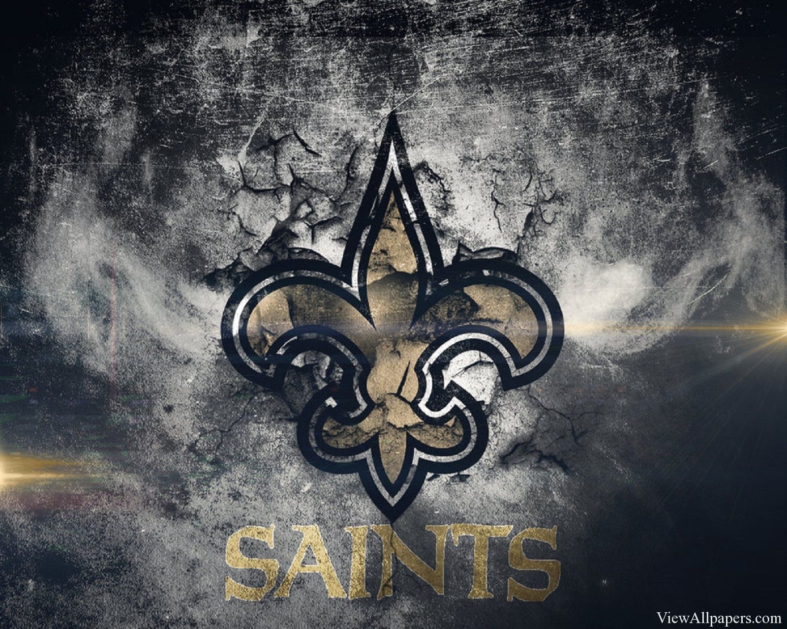 Logo New Orleans Saints grunge, 1600x1279 HD, ROG Asus Laptop