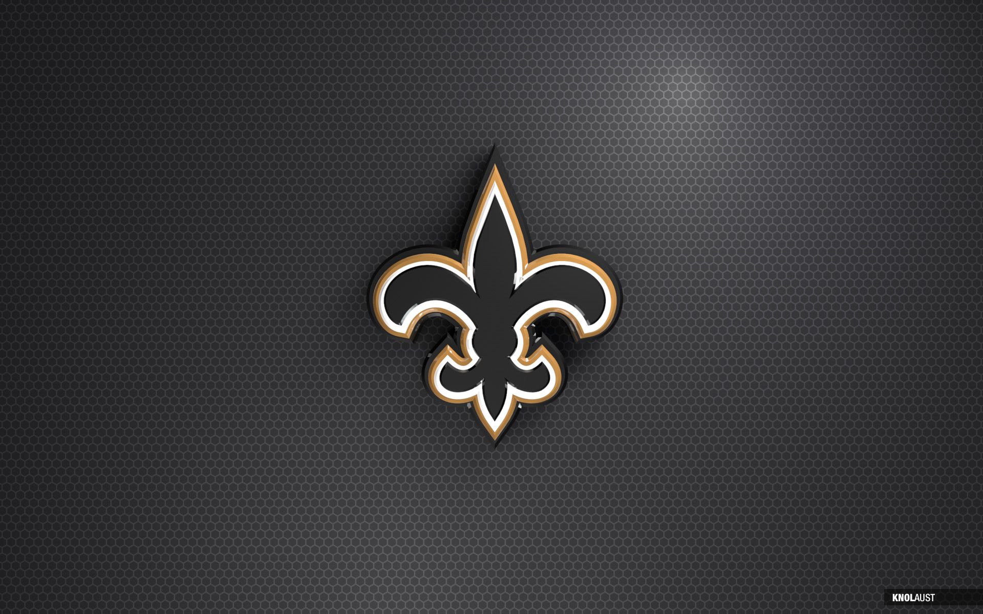 Logo Saints fleur-de-lis nero, 1920x1200 WUXGA, PC