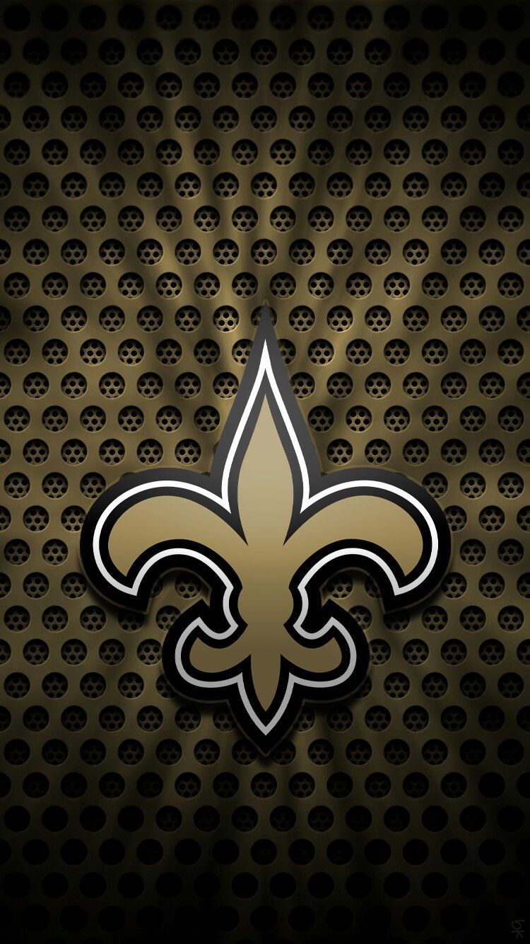 Logo New Orleans Saints fleur-de-lis, NFL, 750x1334 Full HD Verticale, iPhone Air