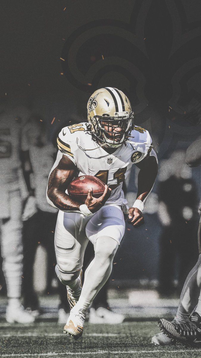 Giocatore football americano Saints, 675x1200 Full HD Verticale, iPhone Pro
