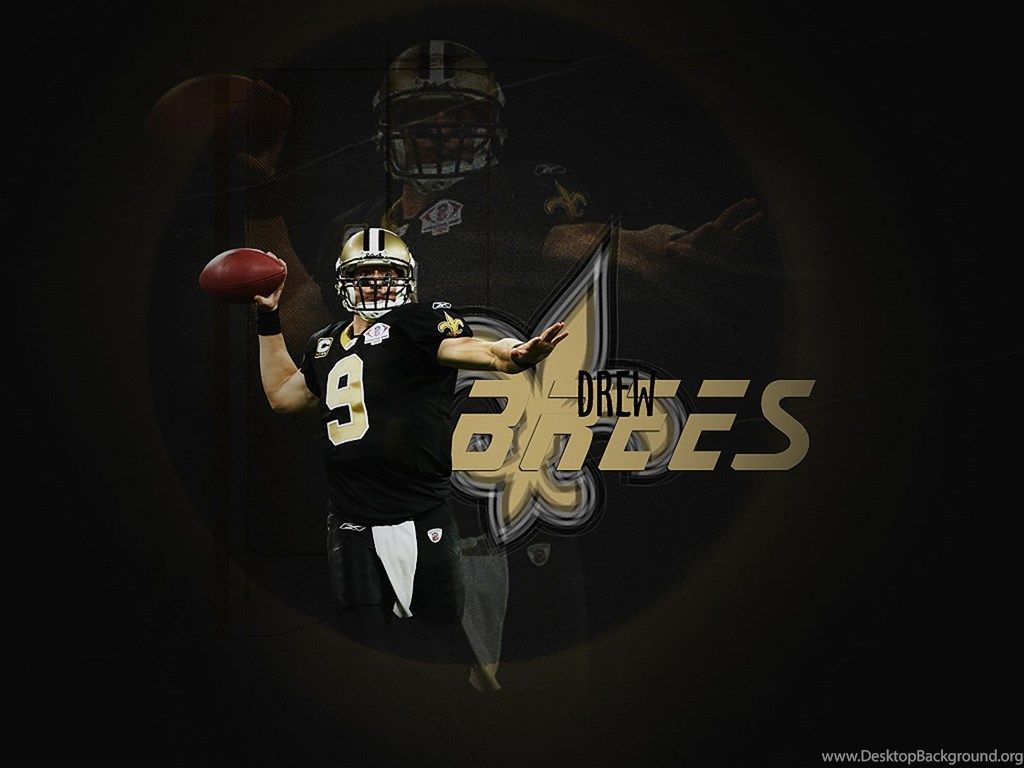 Drew Brees New Orleans Saints, 1024x768 HD, PC Desktop