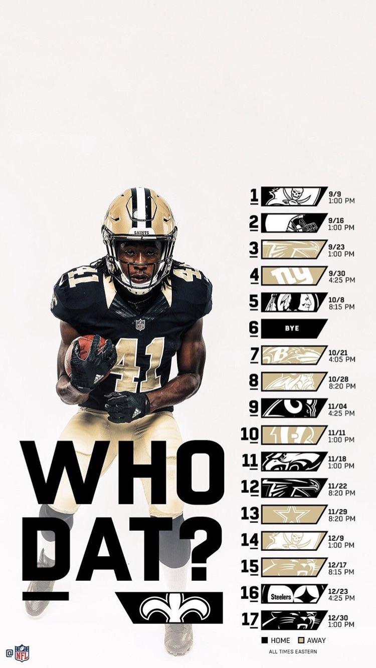 Alvin Kamara Saints giocatore football, 750x1334 Full HD Verticale, iPhone
