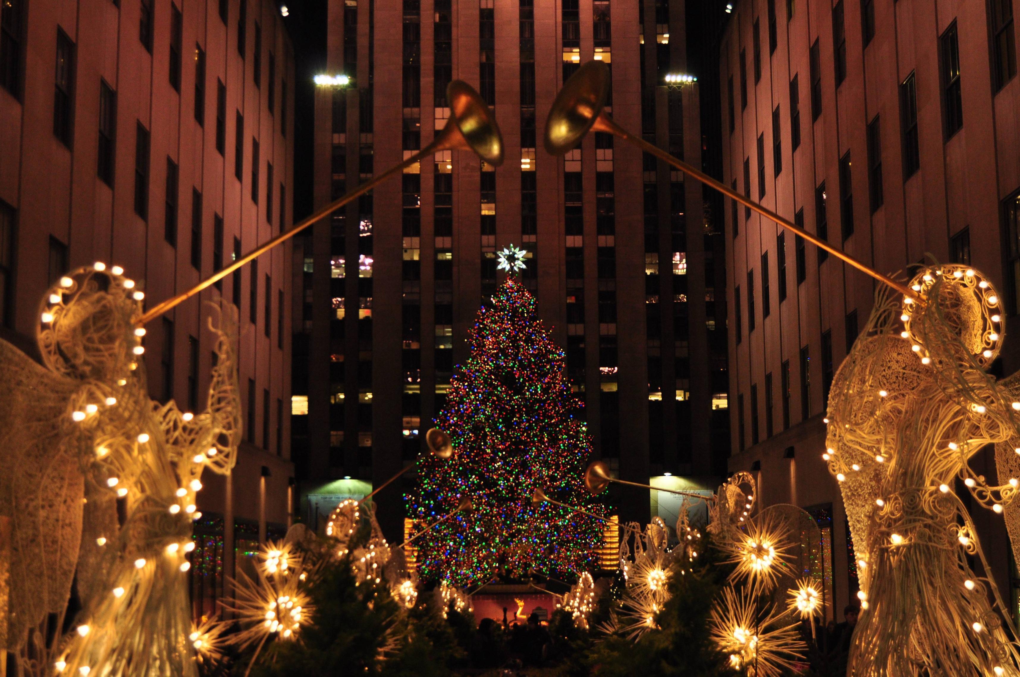 Albero di Natale Rockefeller Center, 3430x2278 2K, Monitor Gaming