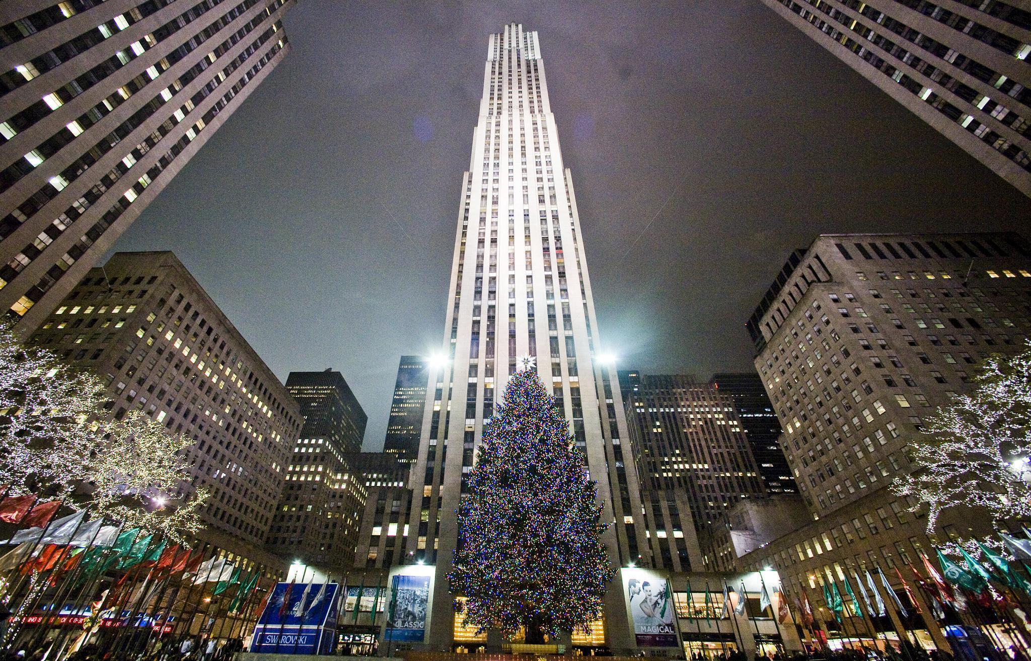 Rockefeller Center a Natale, 2048x1314 Hi-Res, Desktop