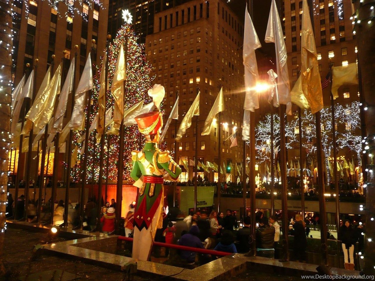 Rockefeller Center Natale New York, 1920x1200 Full HD+, Desktop