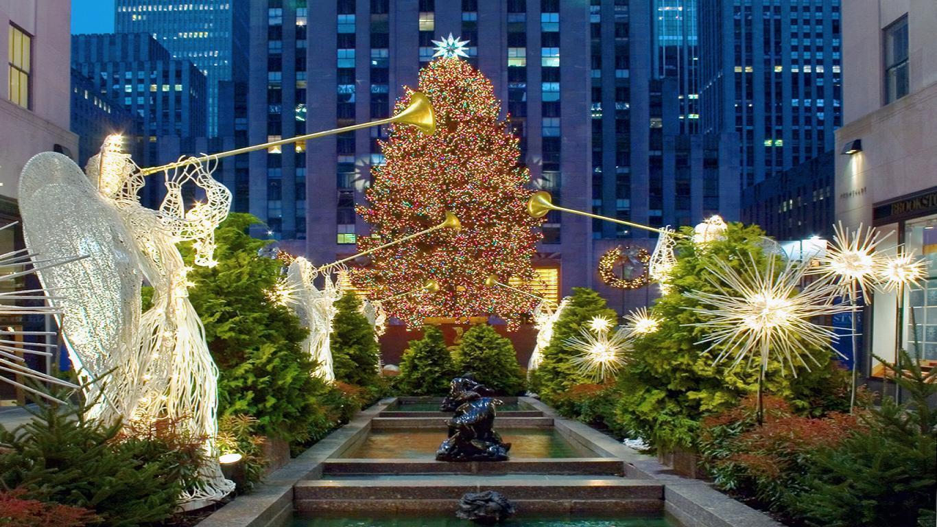 Rockefeller Center Natale New York, 1280x960 720p, Laptop