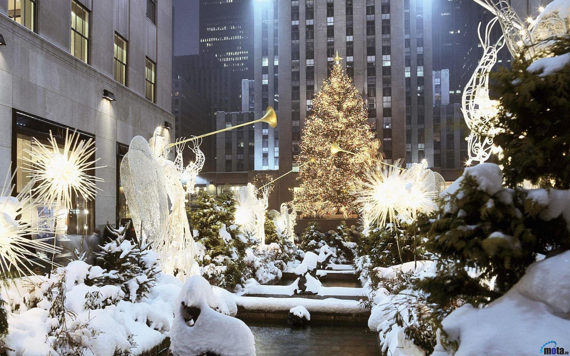 Rockefeller Center Natale New York, 1920x1200 Full HD+ WUXGA, PC