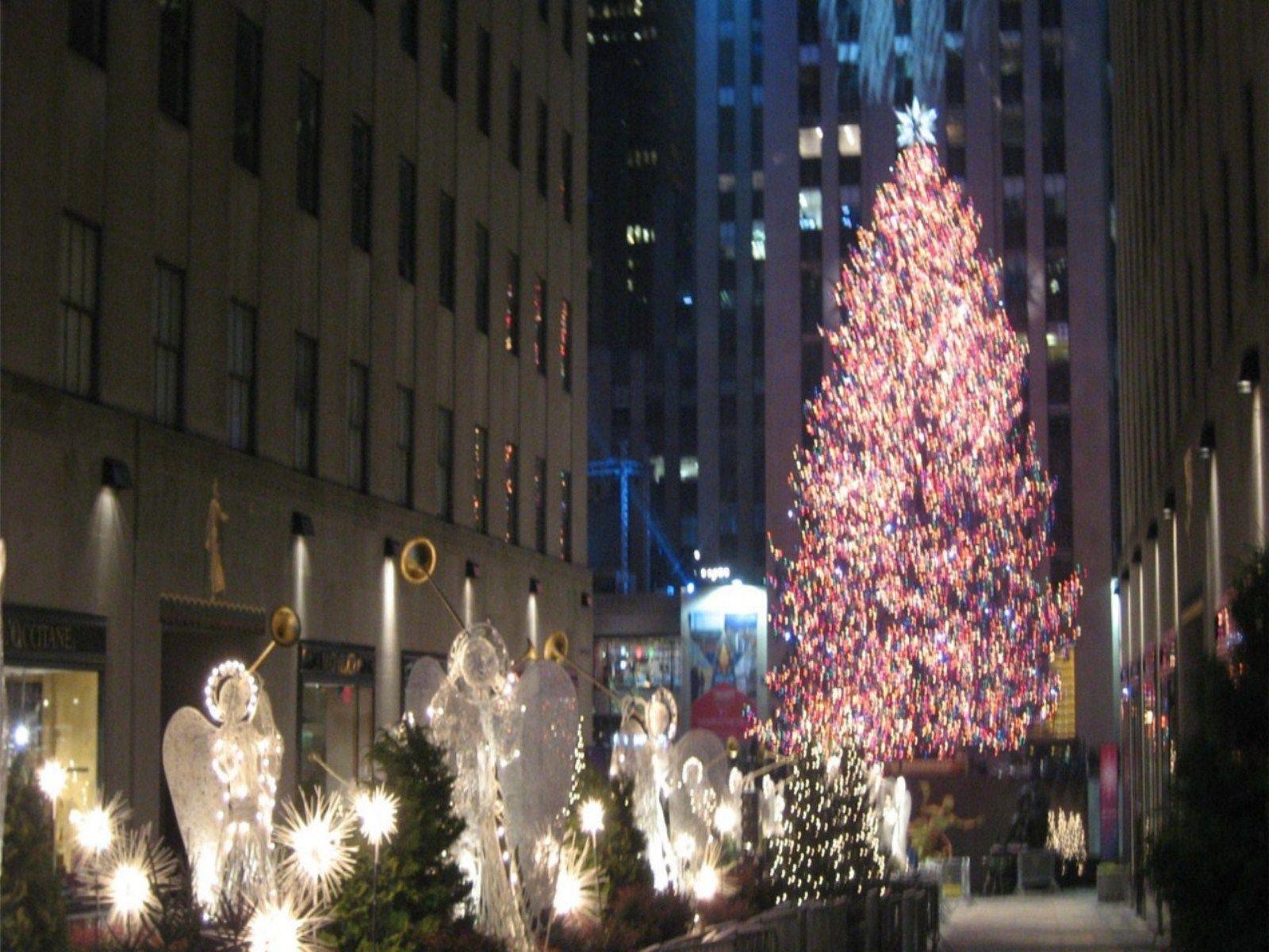 Albero di Natale Rockefeller Center, 1920x1080 Full HD 1080p, PC Desktop