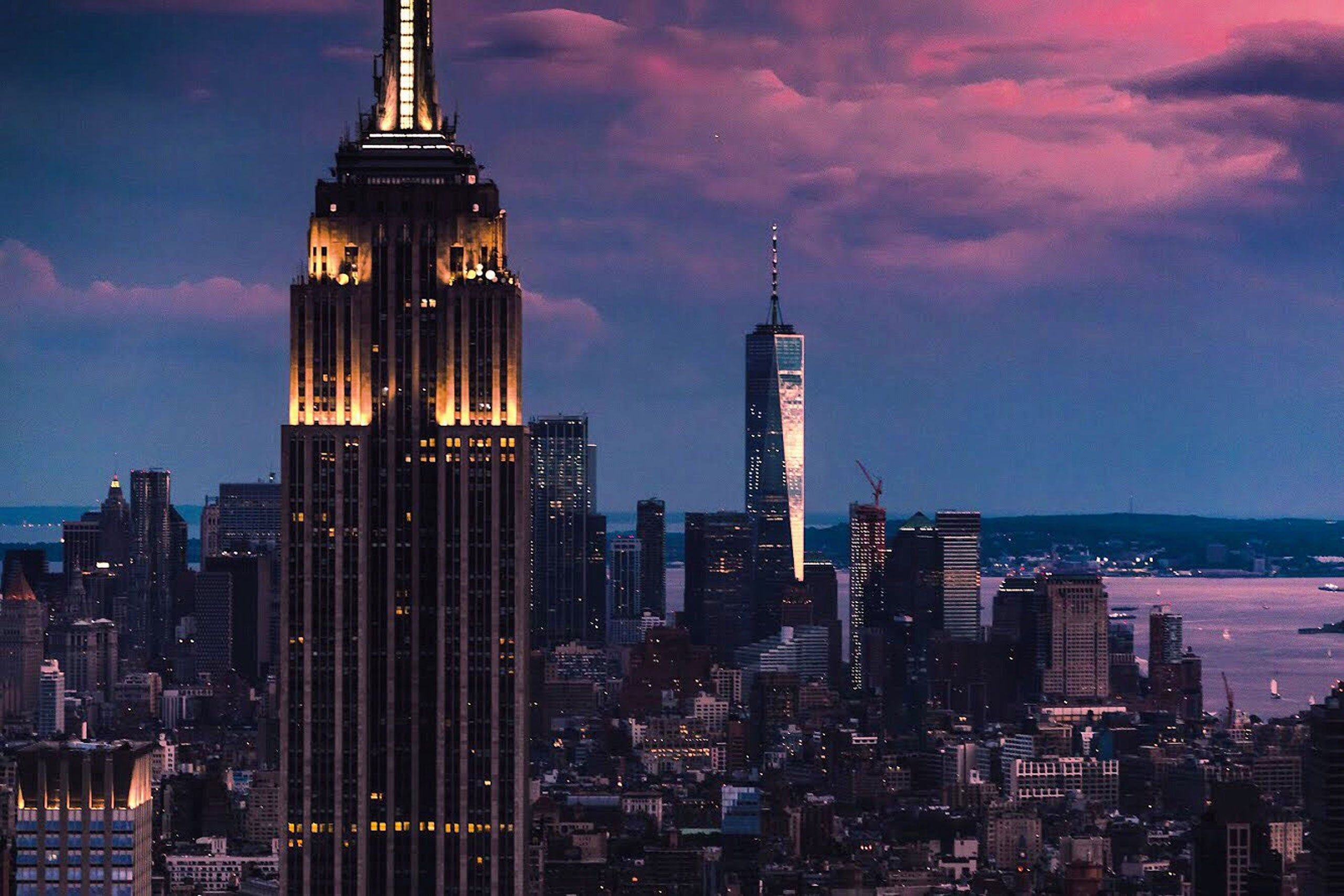Empire State Building al tramonto, 2560x1708 2K, Desktop