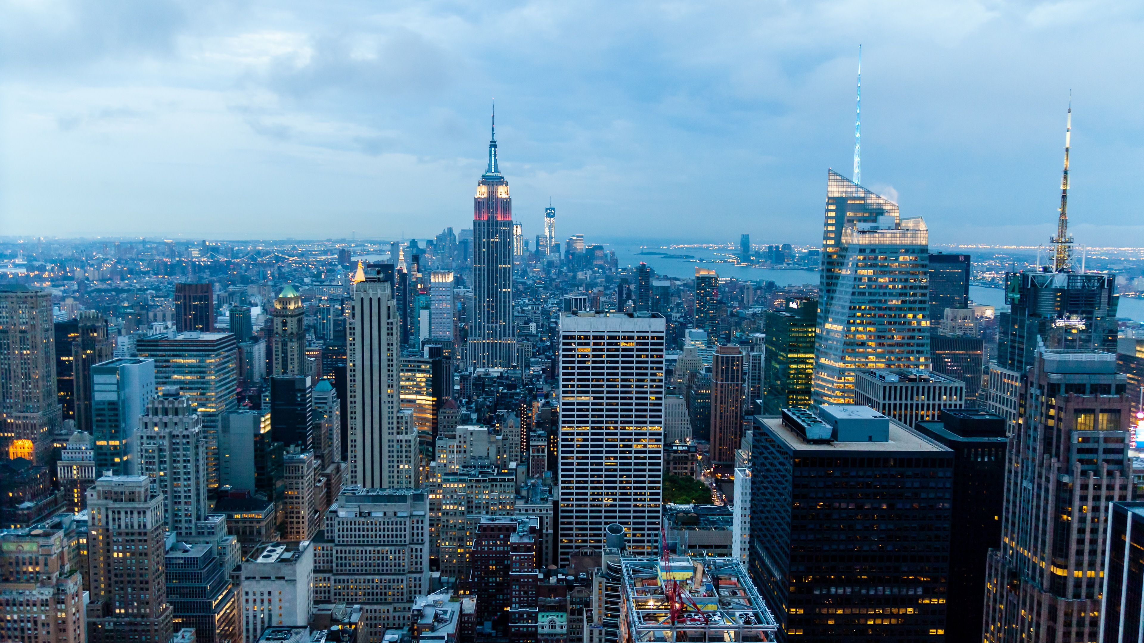 Skyline di New York City, 3840x2160 Ultra HD, 4K TV
