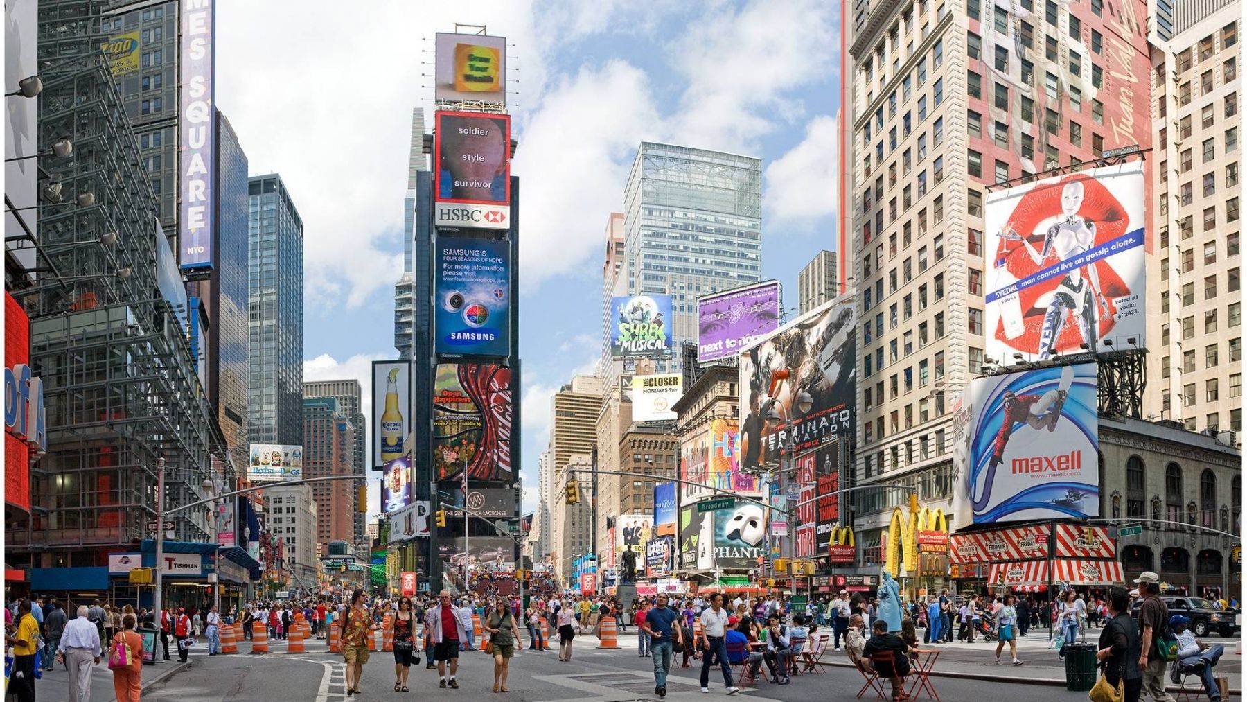 Times Square New York, 1800x1013 HD, PC
