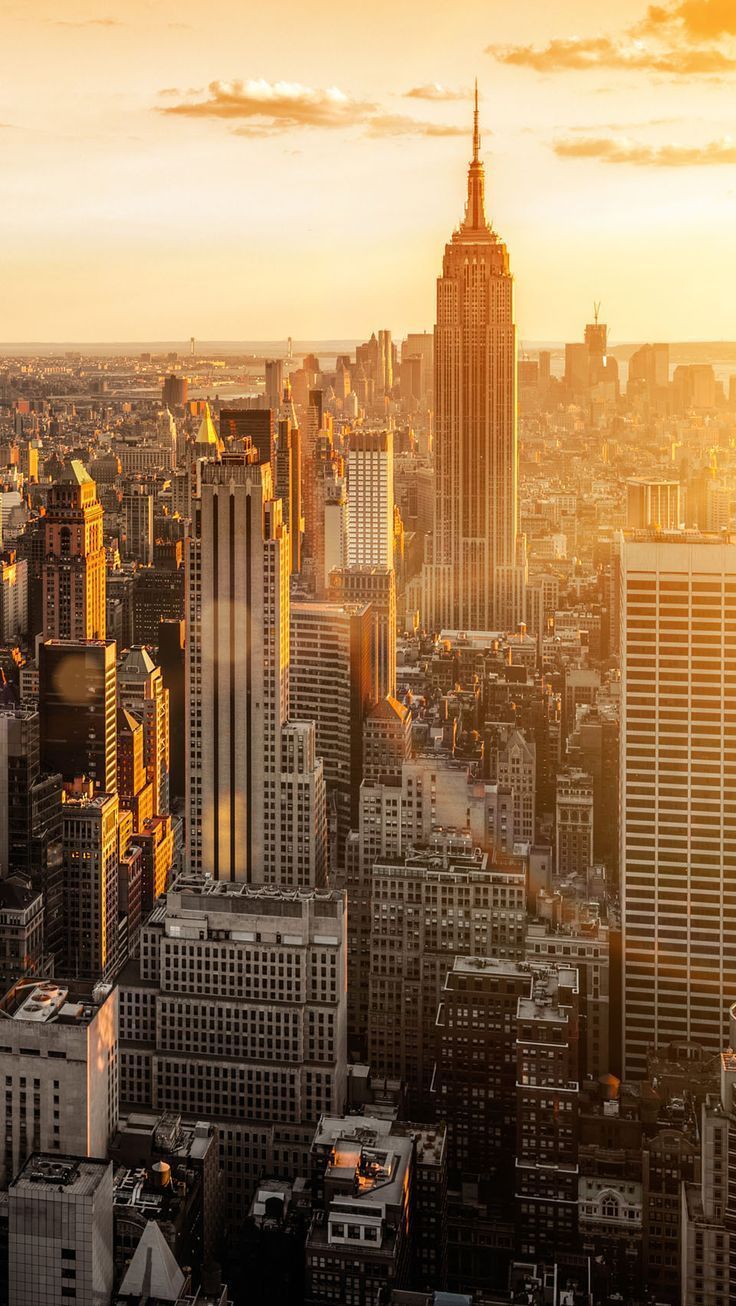Skyline New York al tramonto, 736x1306 Verticale, Xiaomi