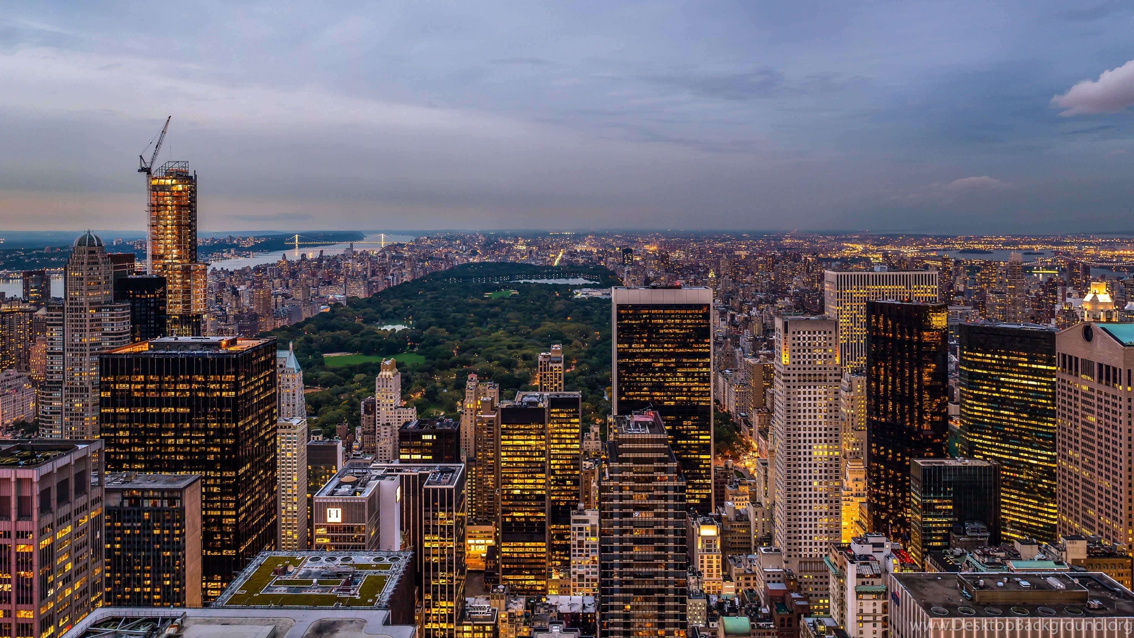 Skyline New York con Central Park, 3840x2160 4K Ultra HD, Monitor 4K