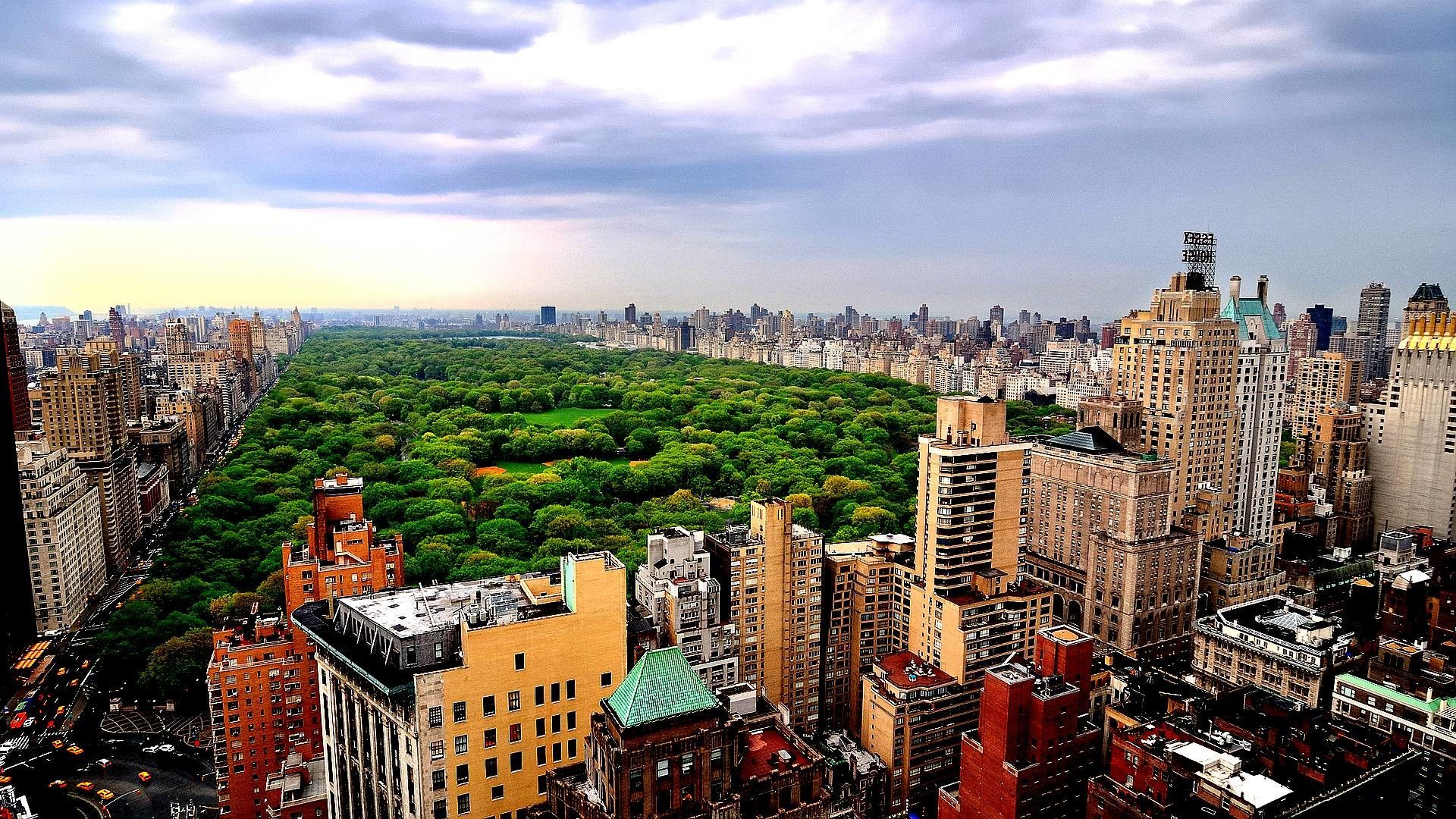 Vista aerea Central Park New York, 1920x1080 1080p, PC