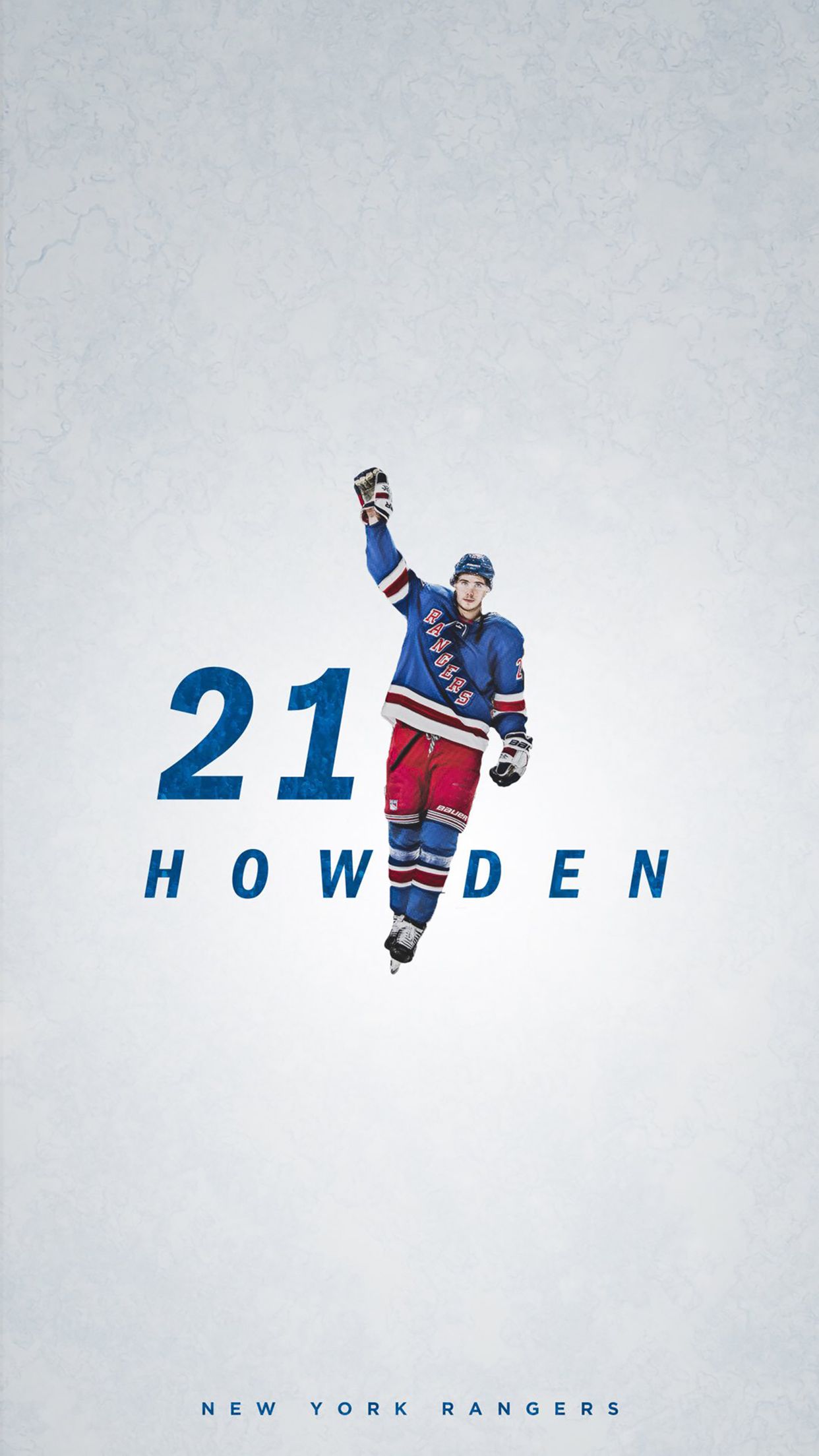 Giocatore hockey New York Rangers, 1242x2207 Full HD Verticale, iPhone Air