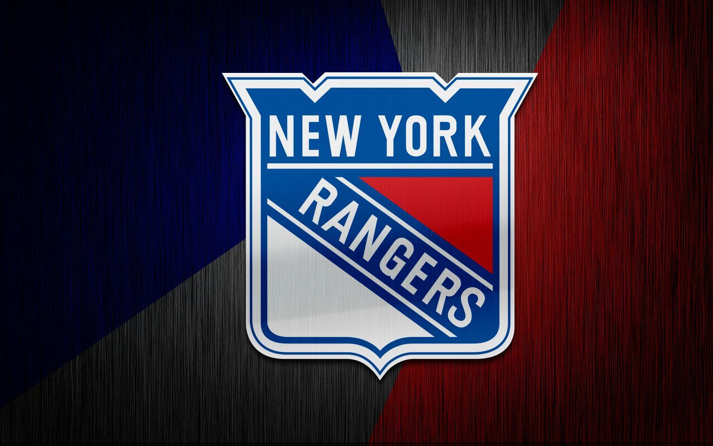 Logo New York Rangers hockey, 1440x900 HD, MacBook Air