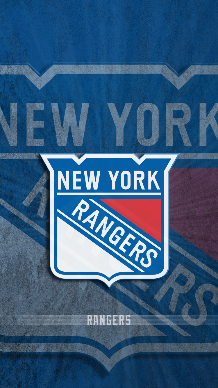 Logo New York Rangers, hockey, 750x1334 Full HD Verticale, iPhone Pro Max