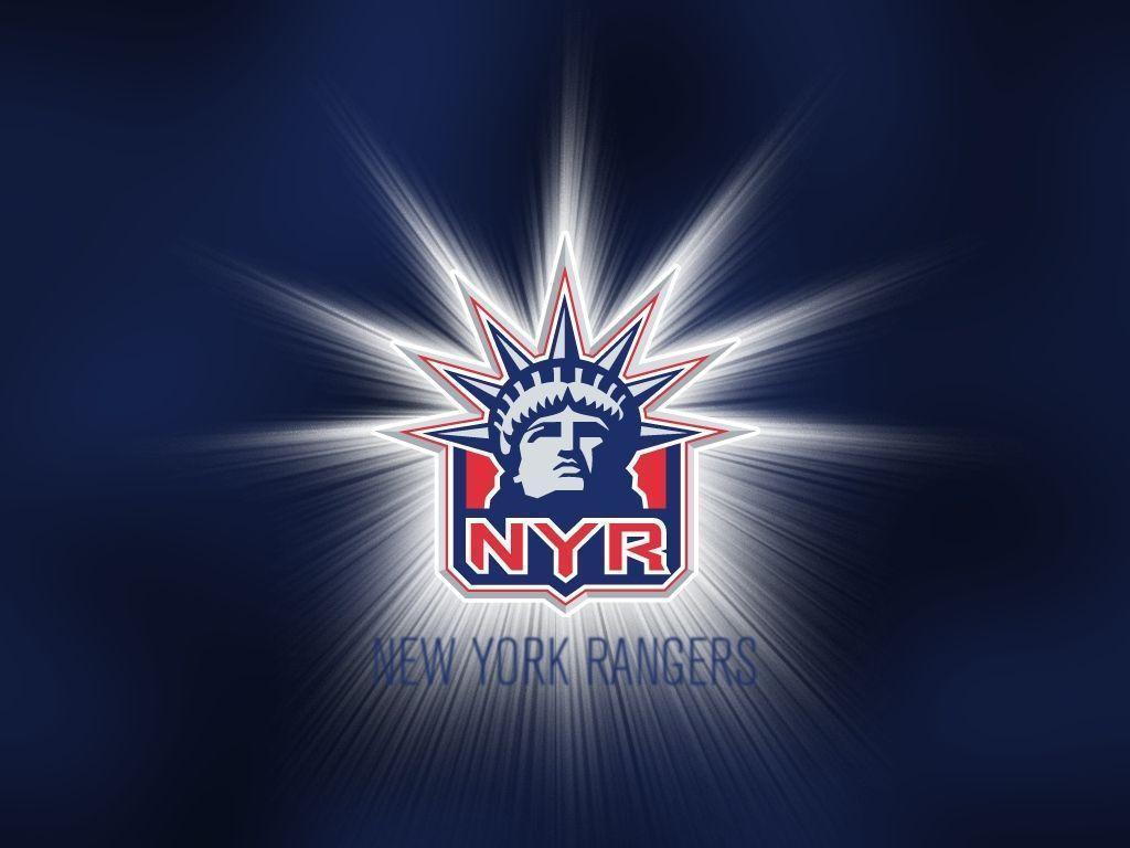 Logo New York Rangers hockey, 1024x768 HD, PC