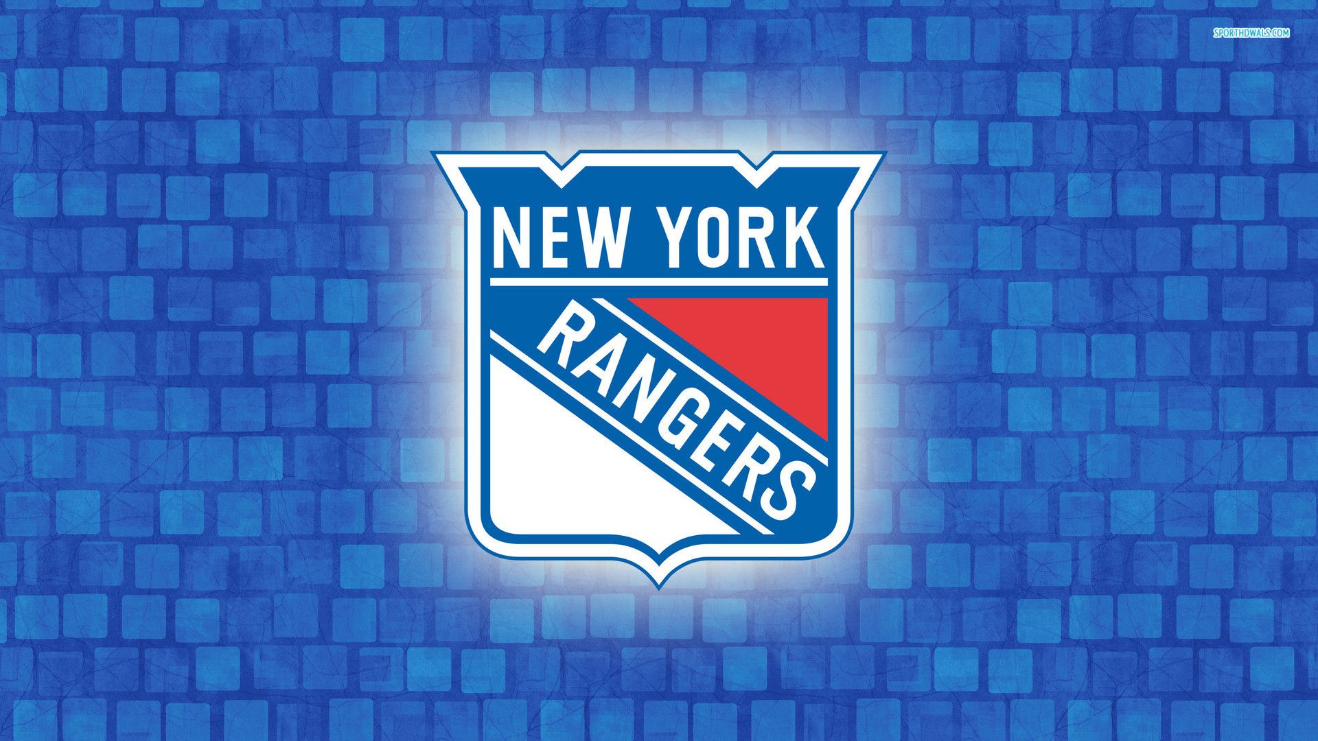 Logo New York Rangers hockey, 1920x1080 Full HD, PC Desktop