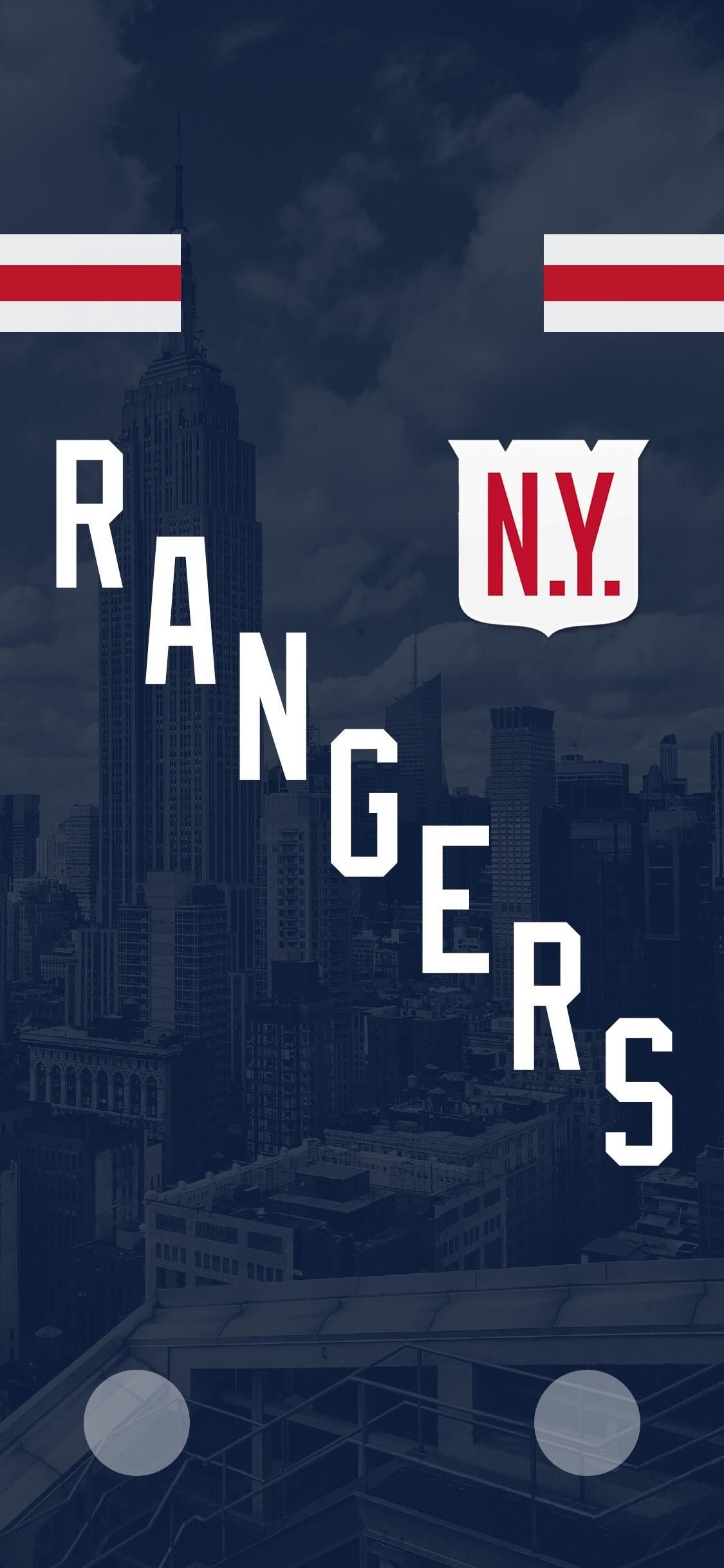Logo New York Rangers hockey, 1125x2436 Verticale, iPhone Air