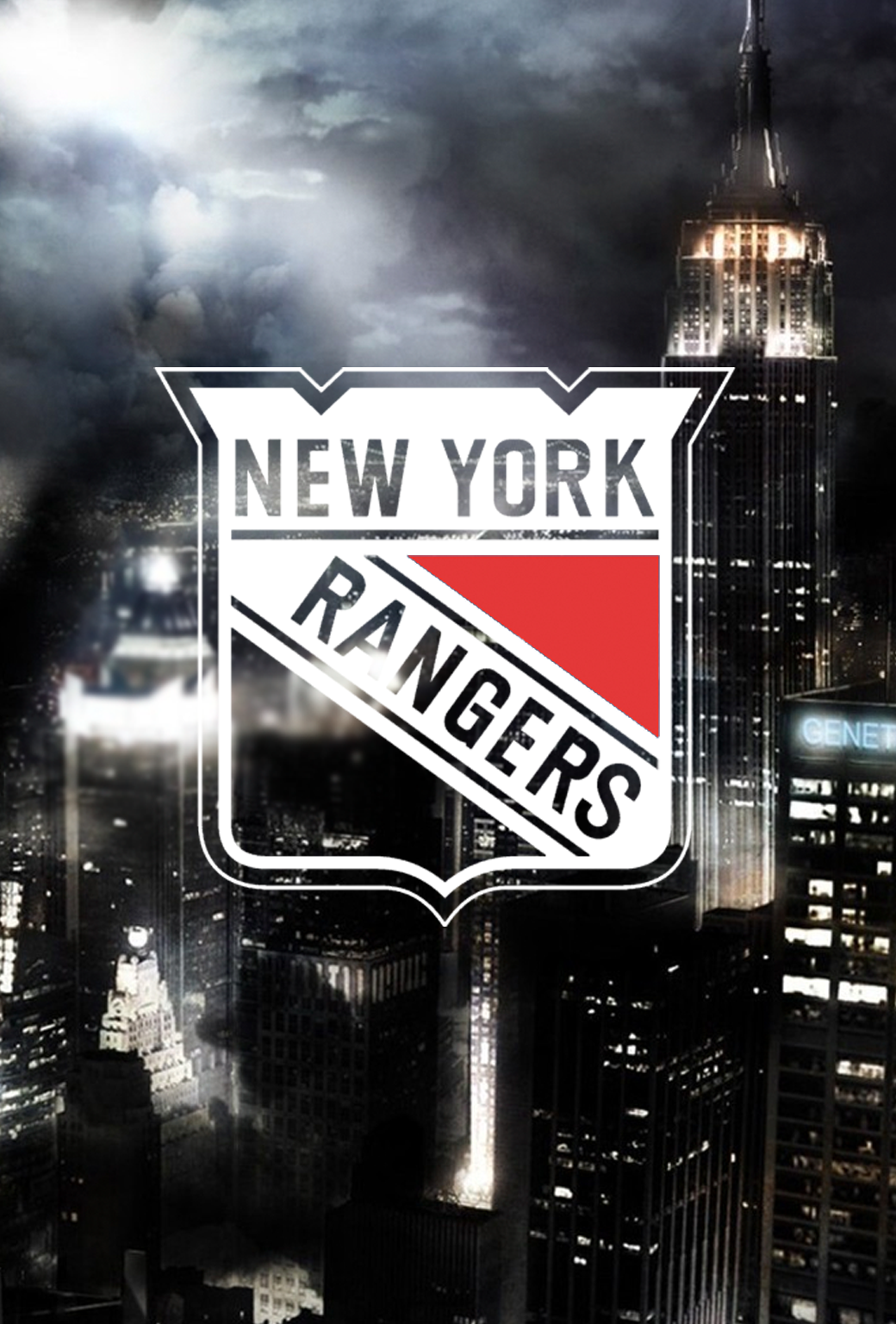 Logo New York Rangers città, 1040x1536 Full HD Verticale, iPhone Pro