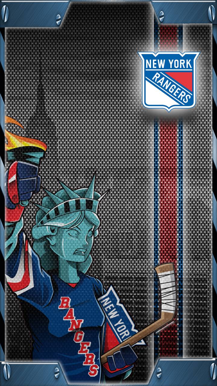 New York Rangers logo statua libertà, 720x1280 Verticale, iPhone Pro Max