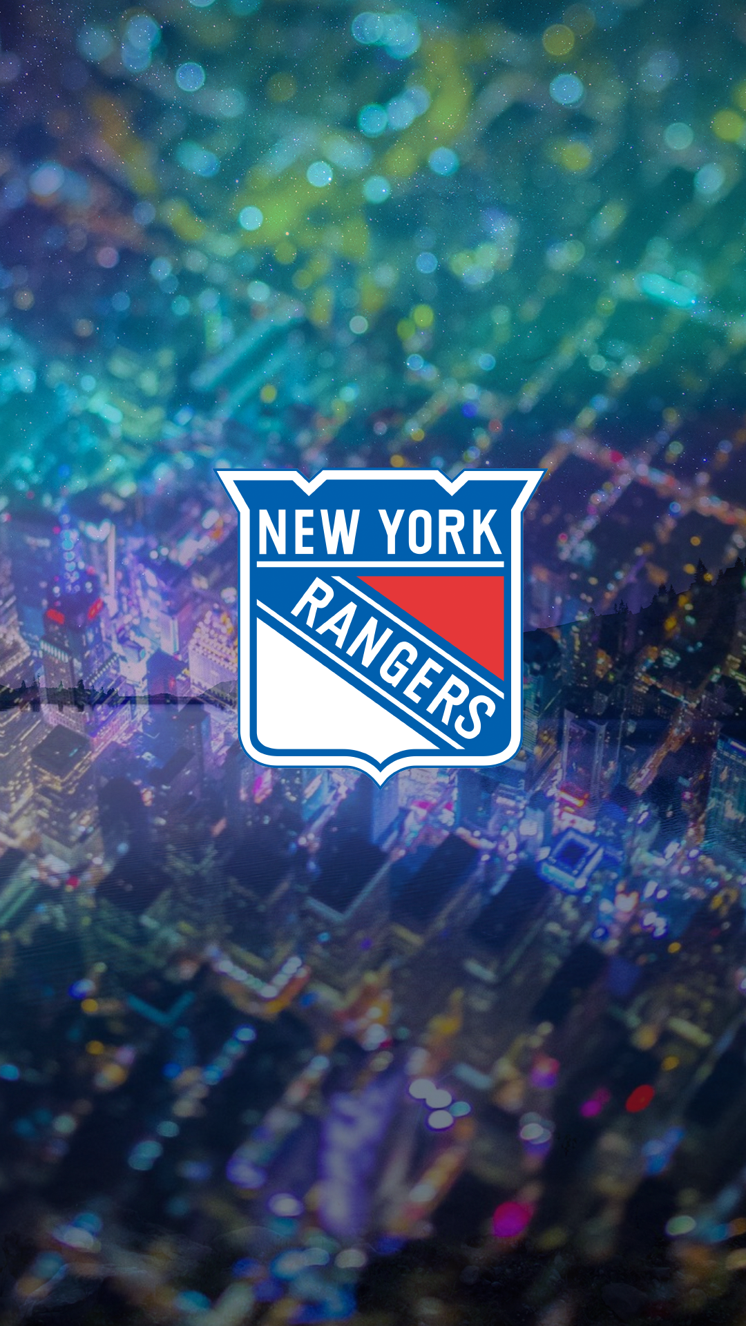 Logo New York Rangers hockey, 1080x1920 Verticale, iPhone