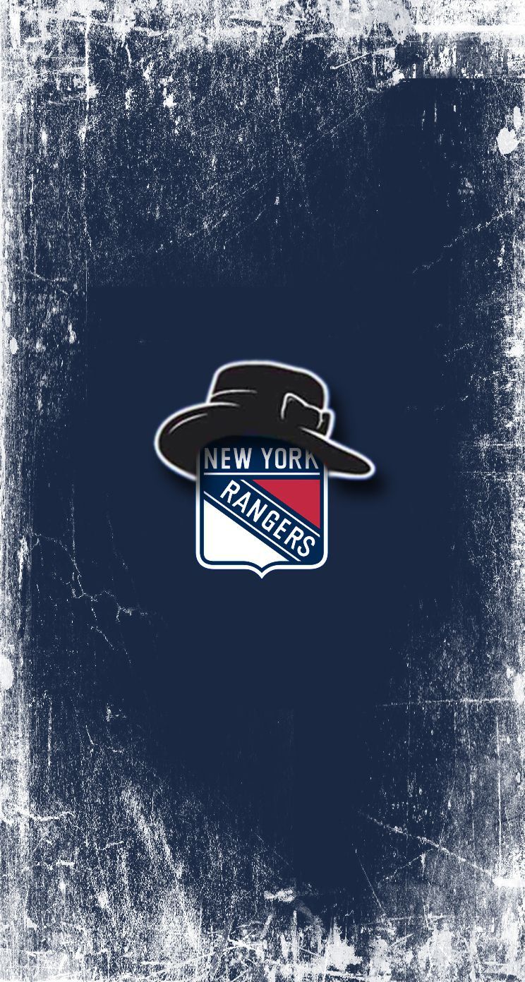 Logo New York Rangers cappello, 744x1392 Full HD Verticale, iPhone Air