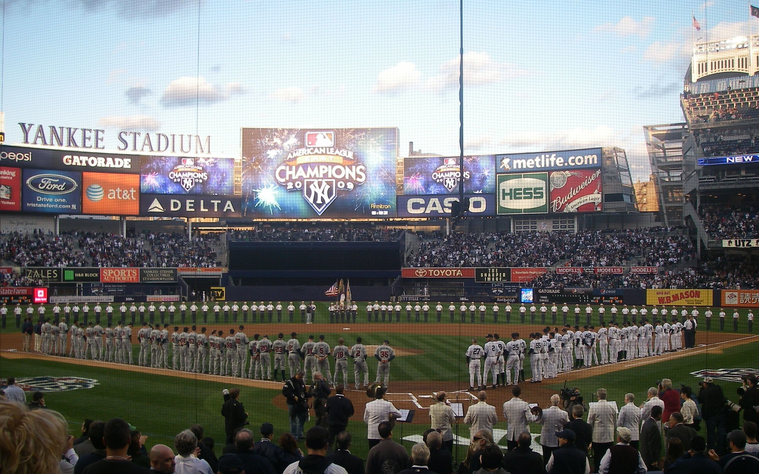 Yankee Stadium campo baseball, 2560x1600 WQXGA, PC Desktop