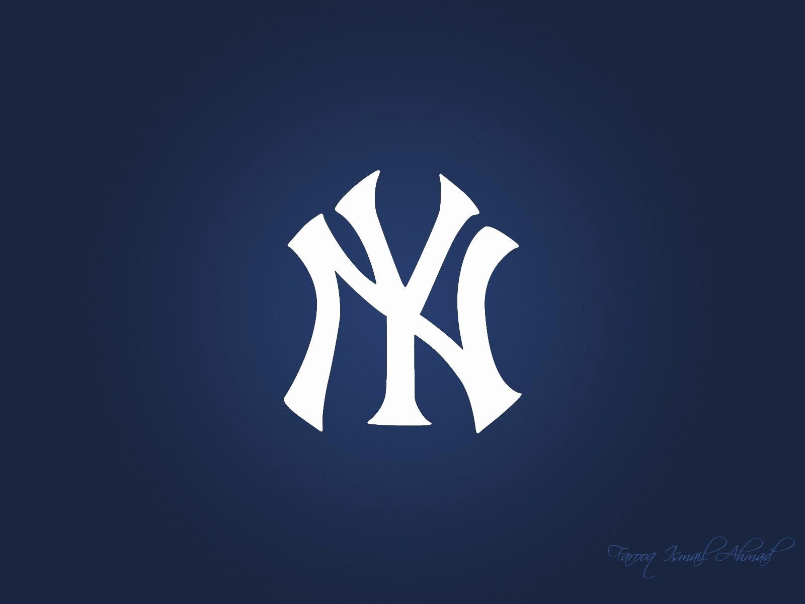 Logo New York Yankees blu, 1600x1200 HD Ready, Acer Nitro