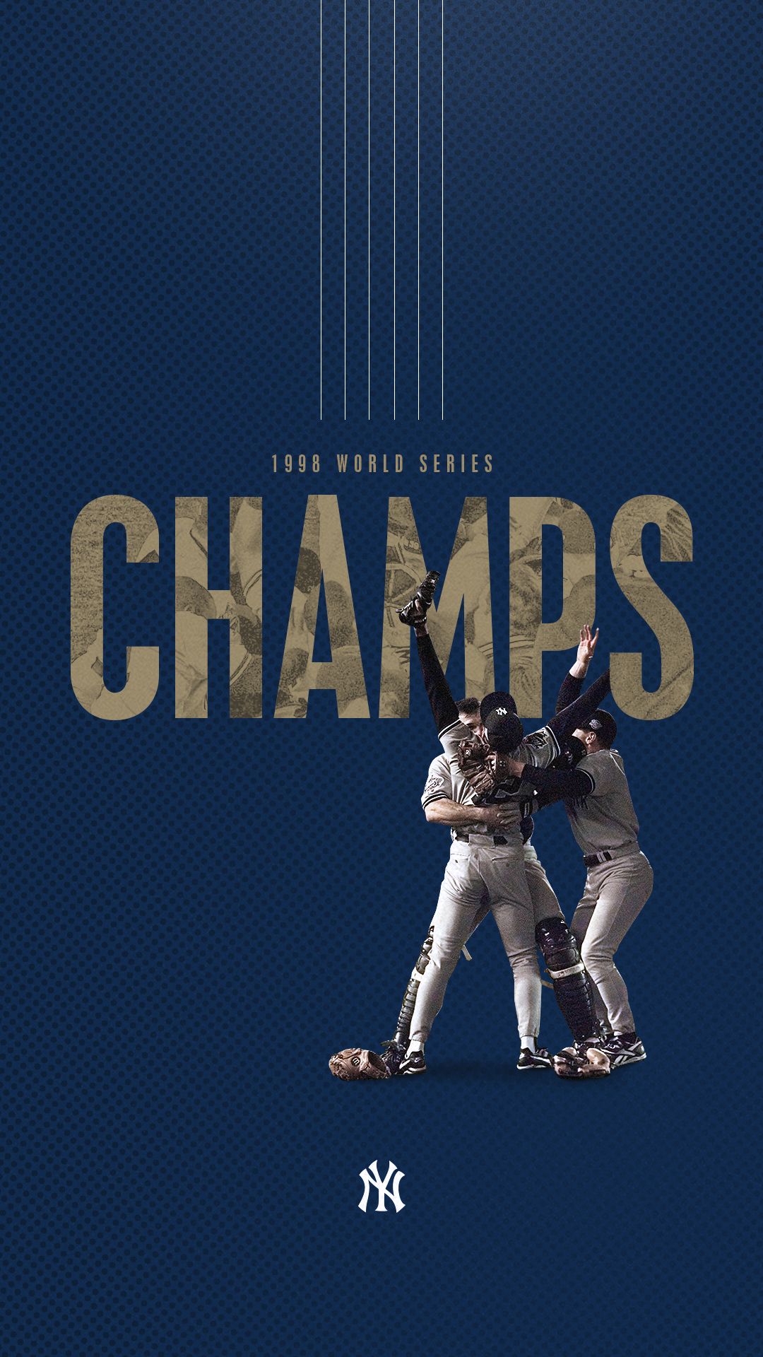 Yankees 1998 World Series Champs, 1080x1920 Verticale, Mobile