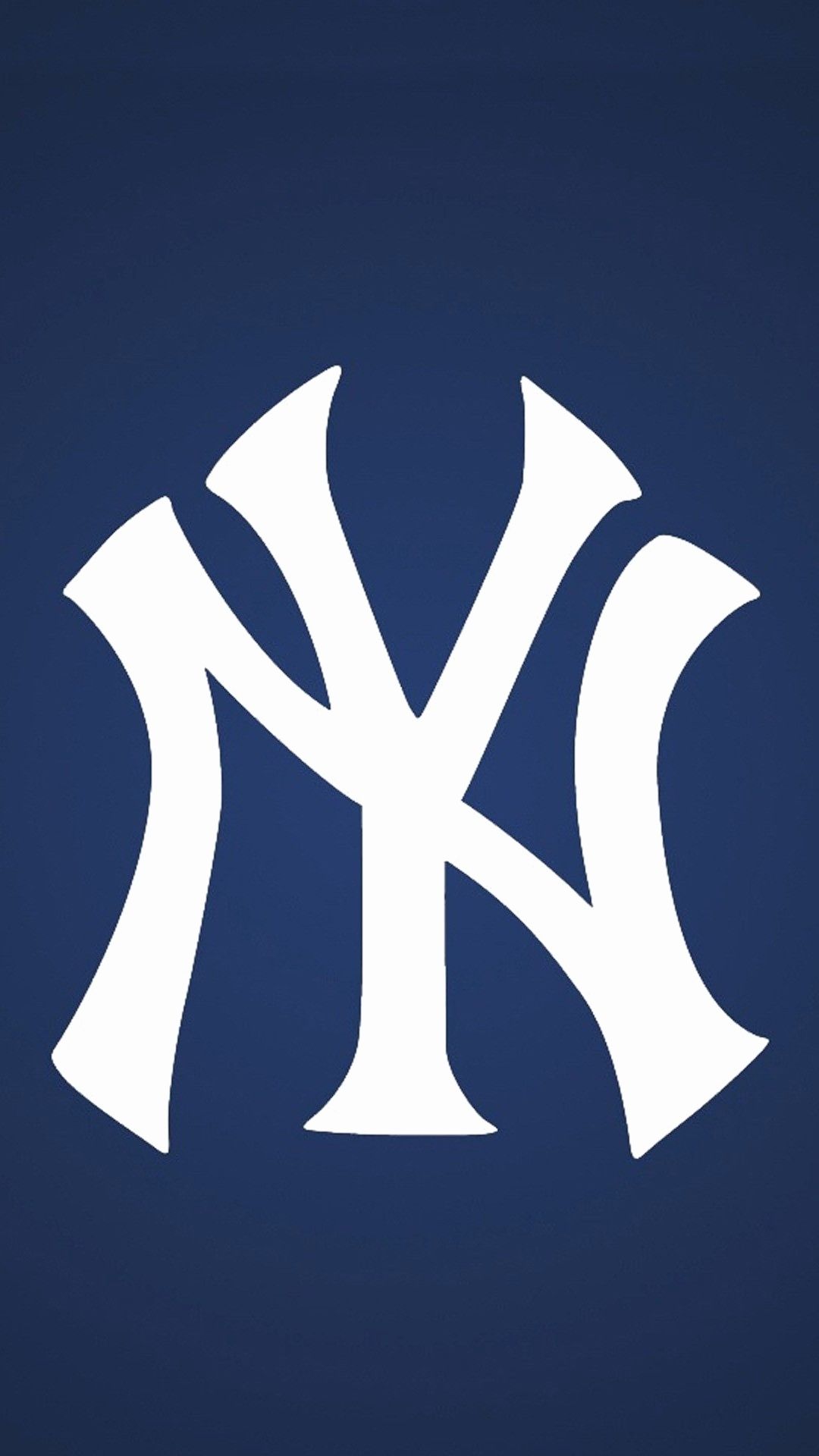 Logo New York Yankees blu, MLB, 1080x1920 Full HD Verticale, iPhone