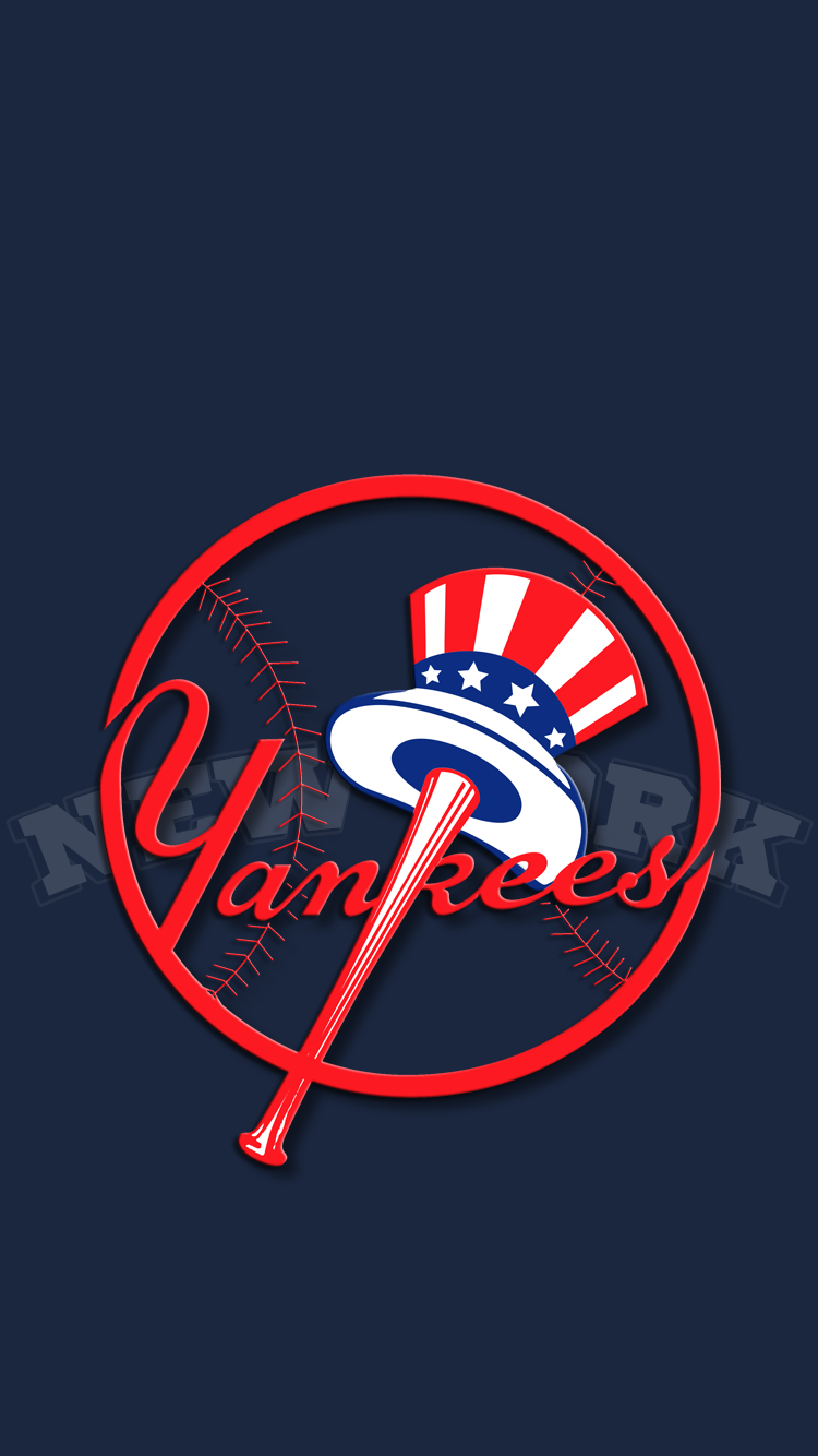 Logo New York Yankees blu, 750x1334 Verticale, Mobile
