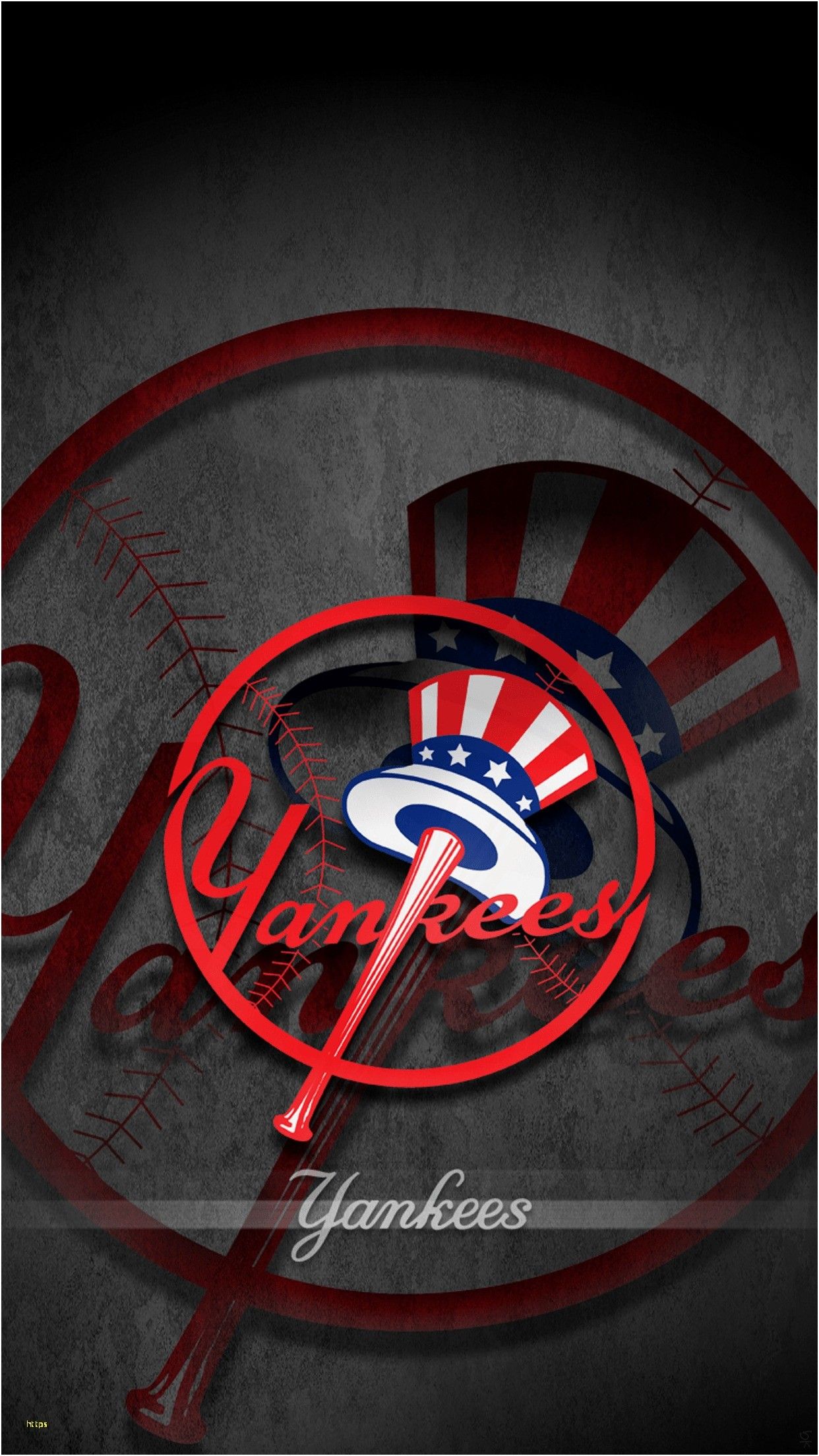 Logo New York Yankees cappello, 1242x2208 Verticale, Mobile