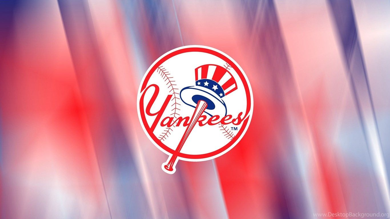 Logo New York Yankees baseball, 1366x768 HD, Desktop