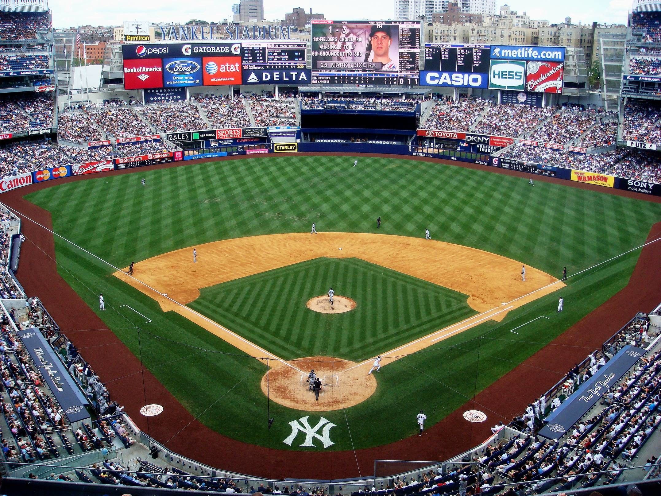 Yankee Stadium campo baseball, 2154x1616 Hi-Res, Monitor Gaming