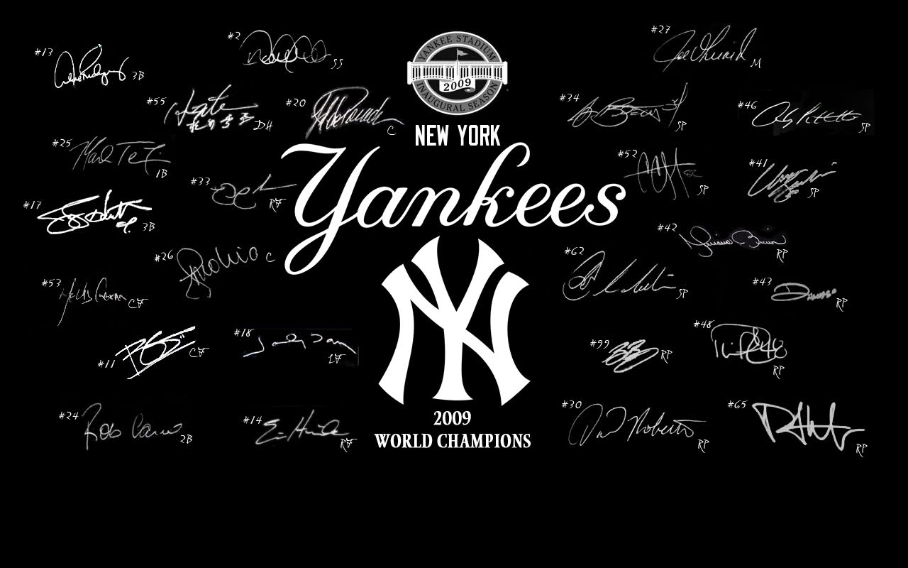 Logo New York Yankees firme, 1280x800 720p, PC