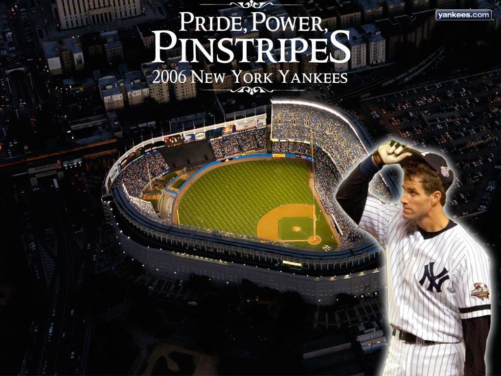 Logo New York Yankees stadio giocatore, 1024x768 HD, Desktop